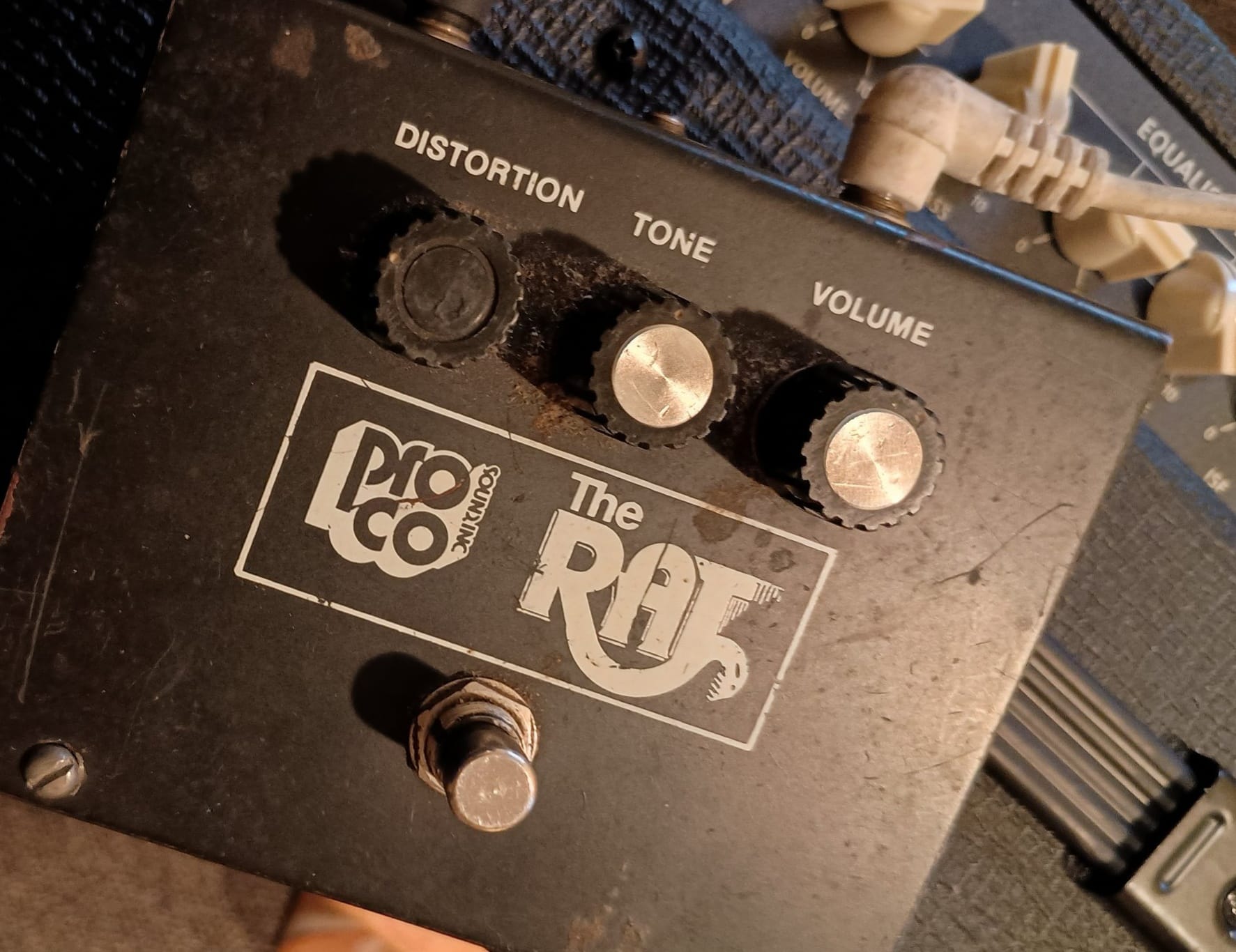 What is the model and year of my Pro Co Rat distortion pedal?