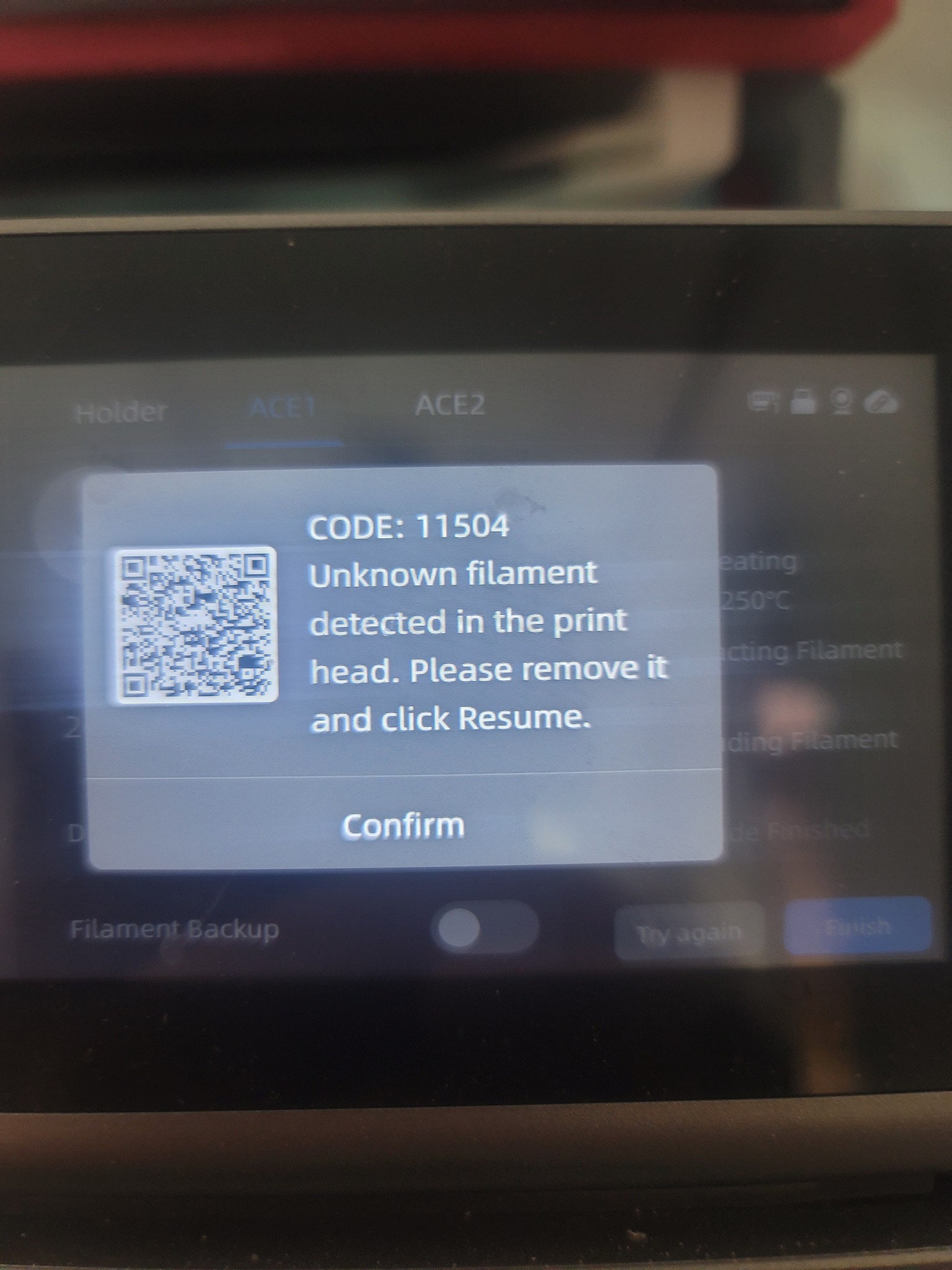 Flashforge AD5X Official User Group | I keep getting this error | Facebook