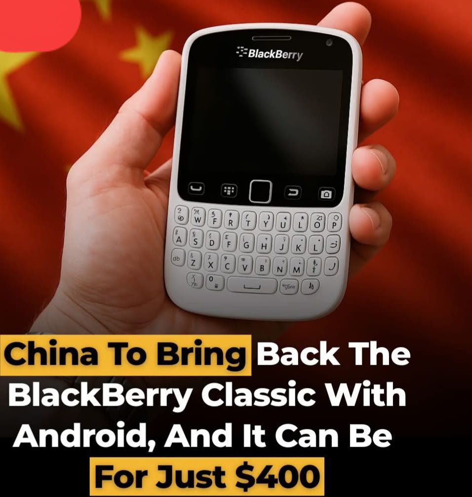 Zinwa Technologies from China is bringing back the BlackBerry
