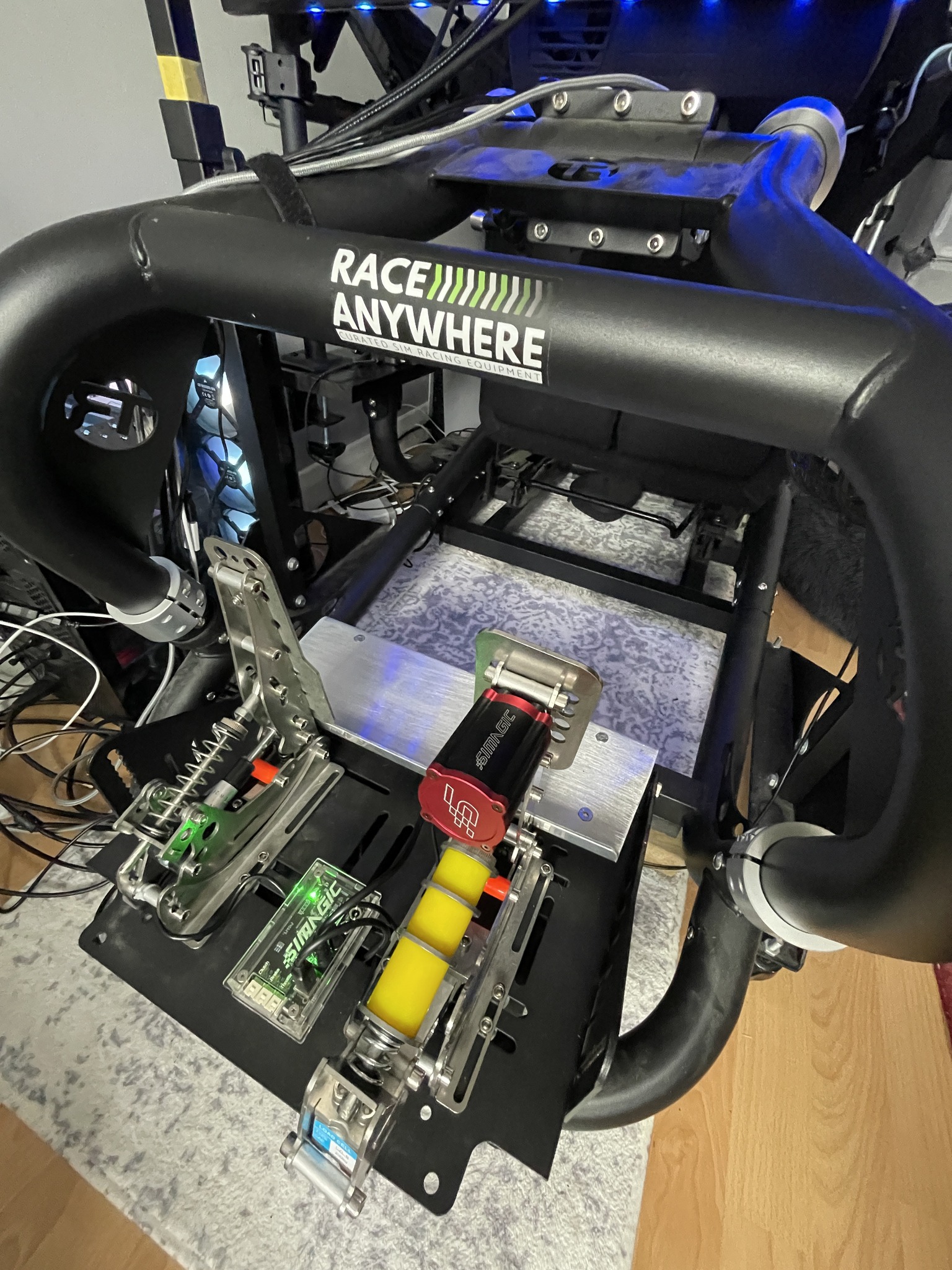 P1000 pedals with HPR haptic units setup for iRacing?