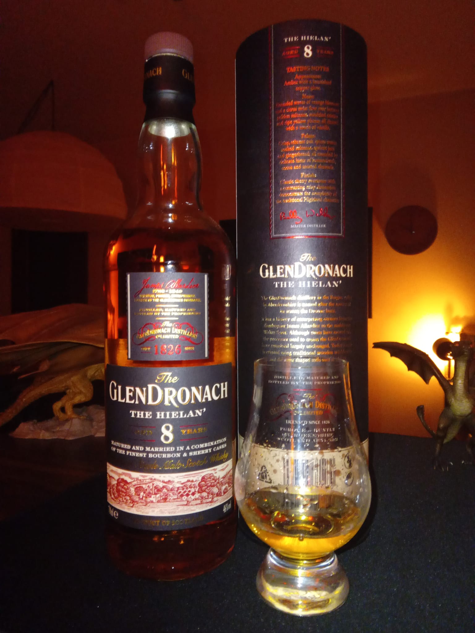 1980's The GlenDronach 8 Year (Teacher's Era). 43% ABV, 750ml