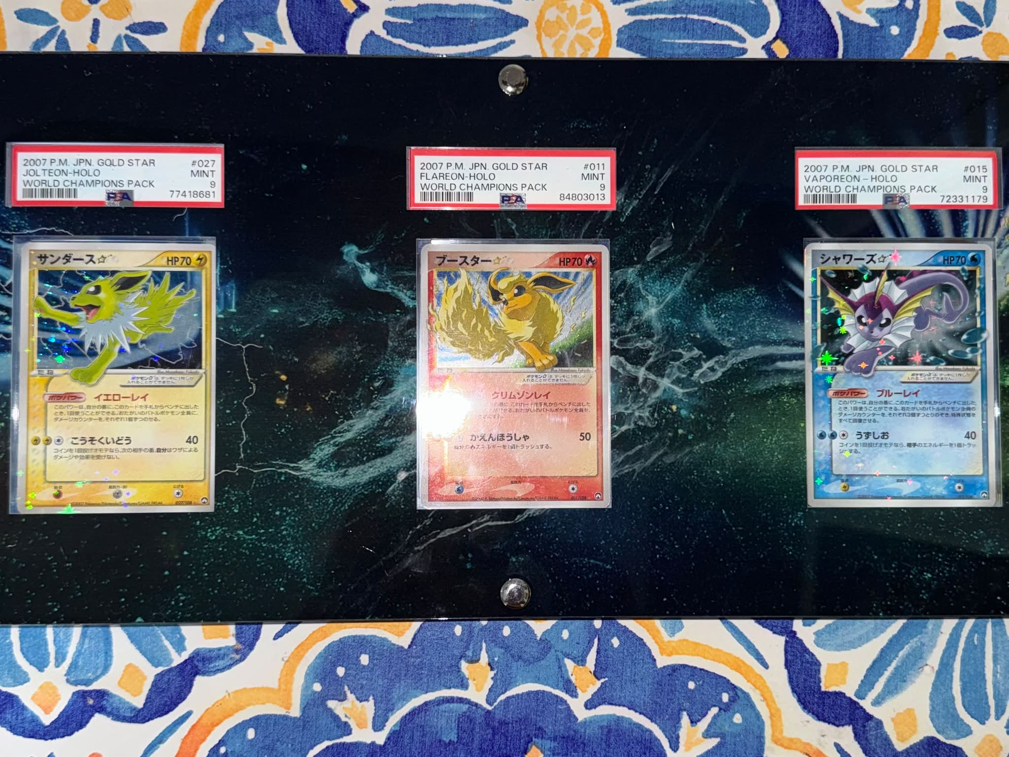 Gold Star Trio (Unlimited) – PSA 9 The Unlimited version was only