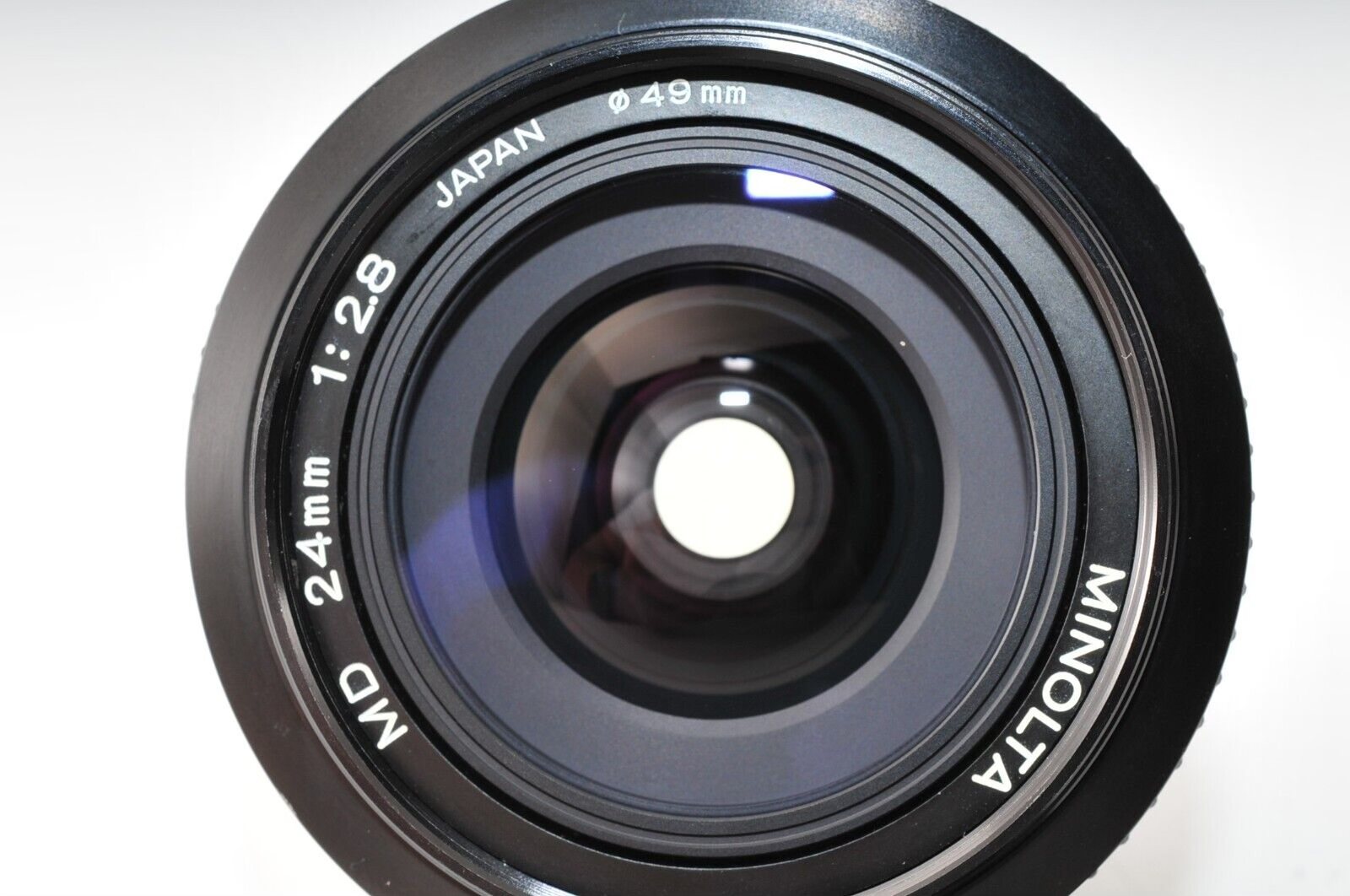 Minolta 24mm f2.8 lens versions and performance