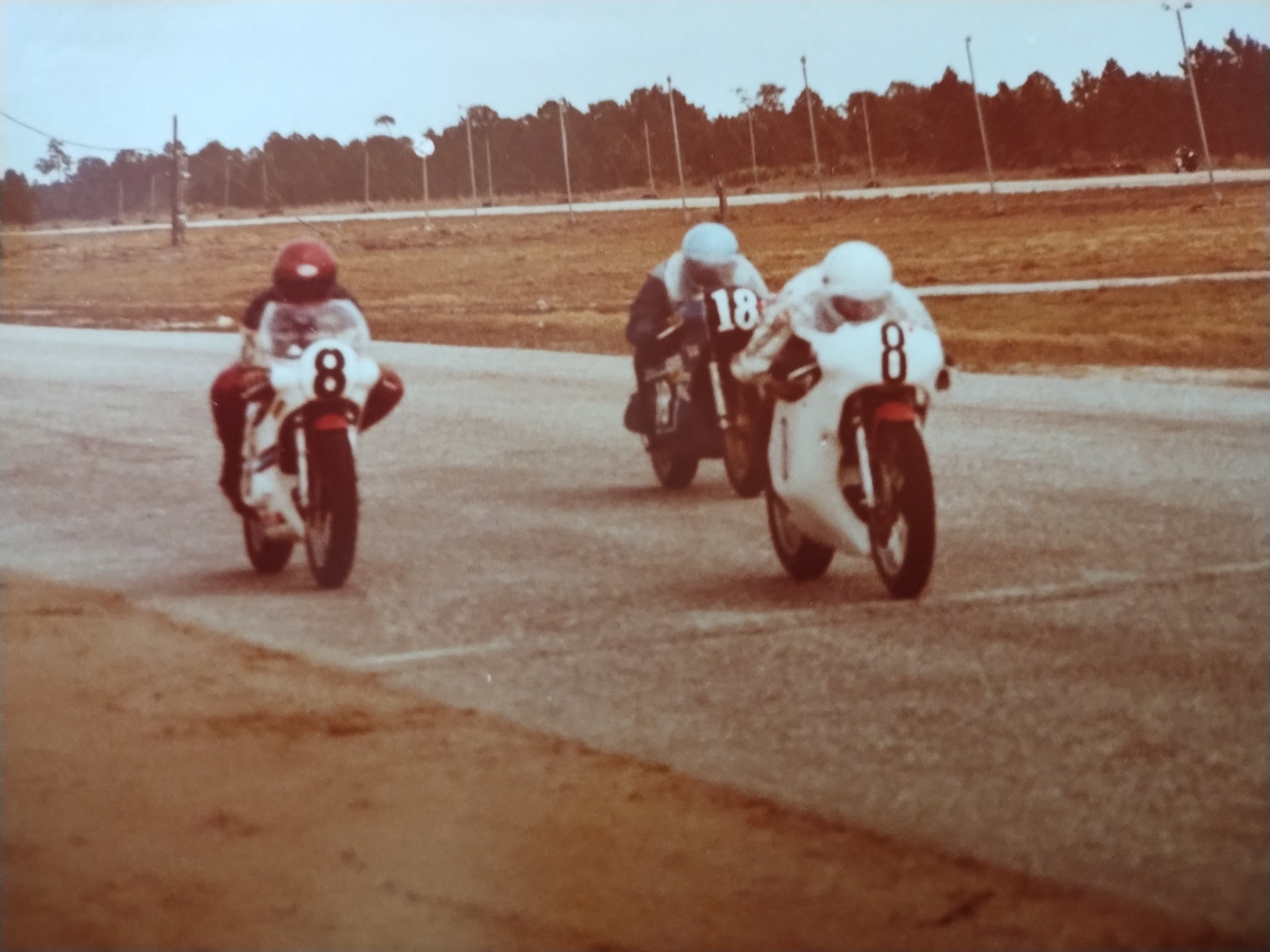 Road racing in West Palm Beach 1983