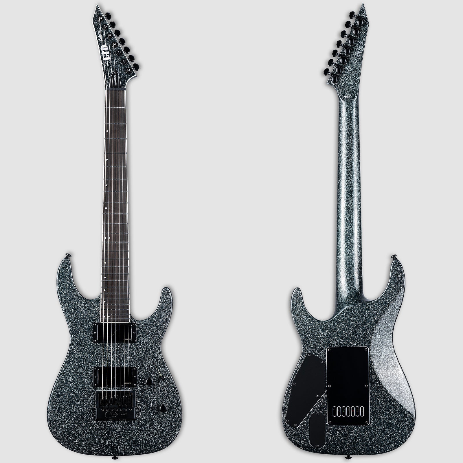 Difference between the ESP LTD M-1007B ET Granite Sparkle and the 