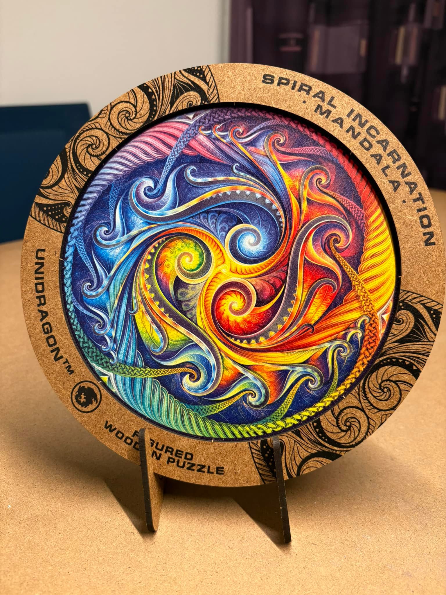 Spiral incarceration mandala by unidragon 350 pieces ?? one 