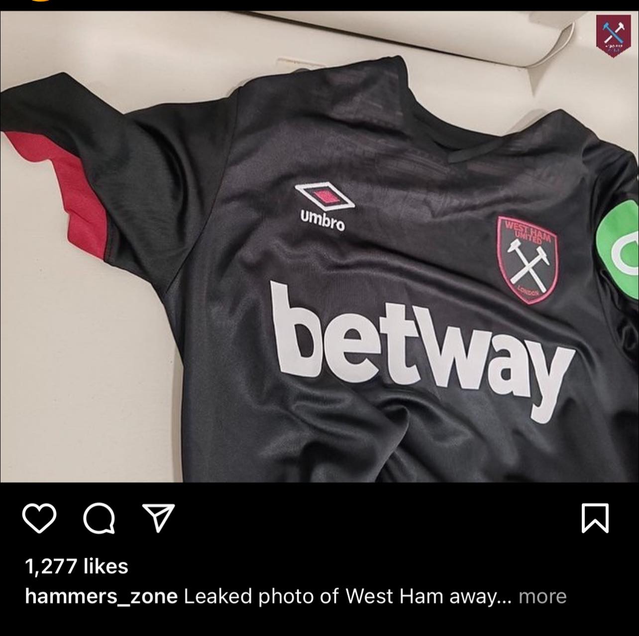 ⚒ West Ham United took inspiration from their 1980 FA Cup-winning 