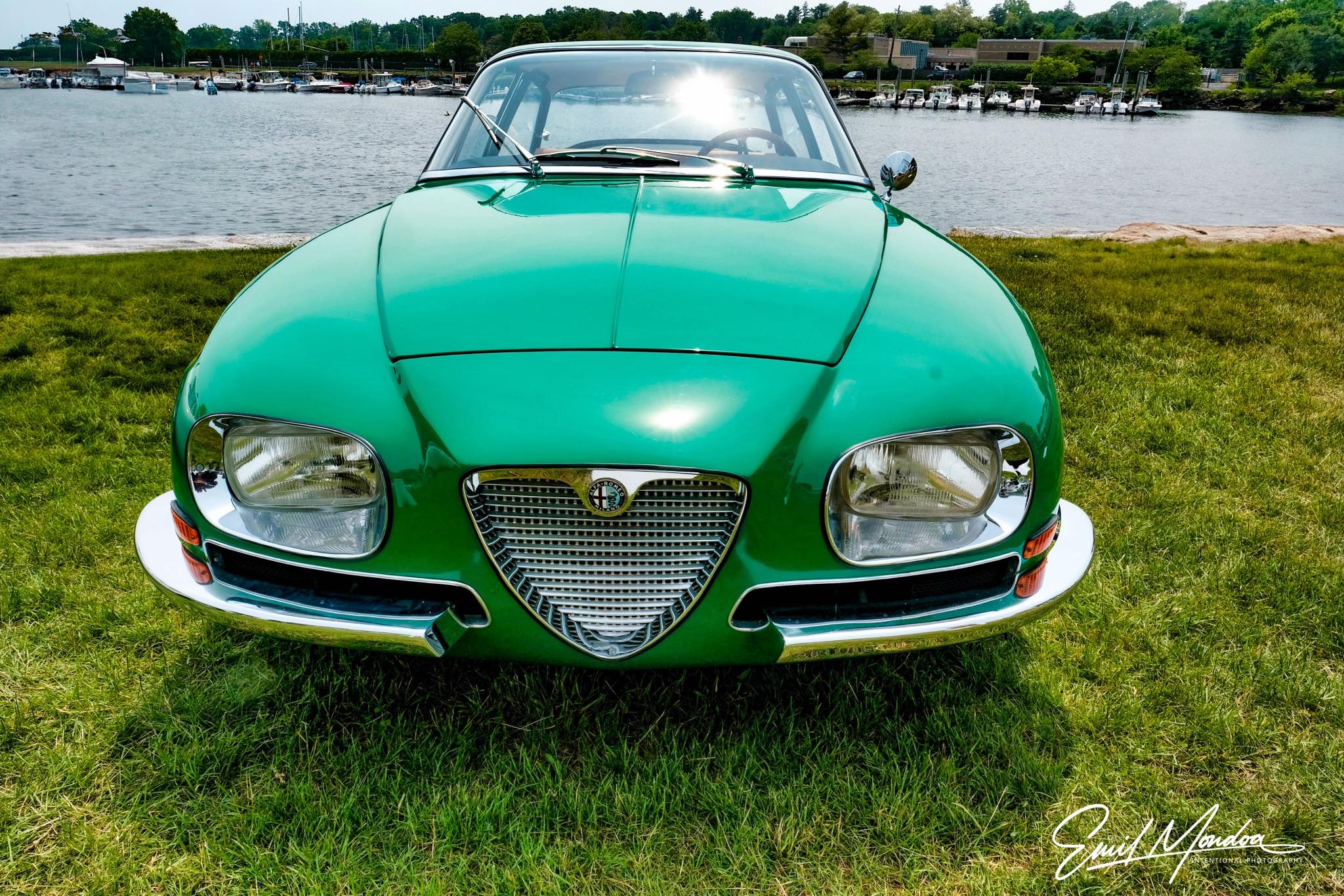 Here's a 1967 Alfa Romeo 2600 SZ, one of 105 built.