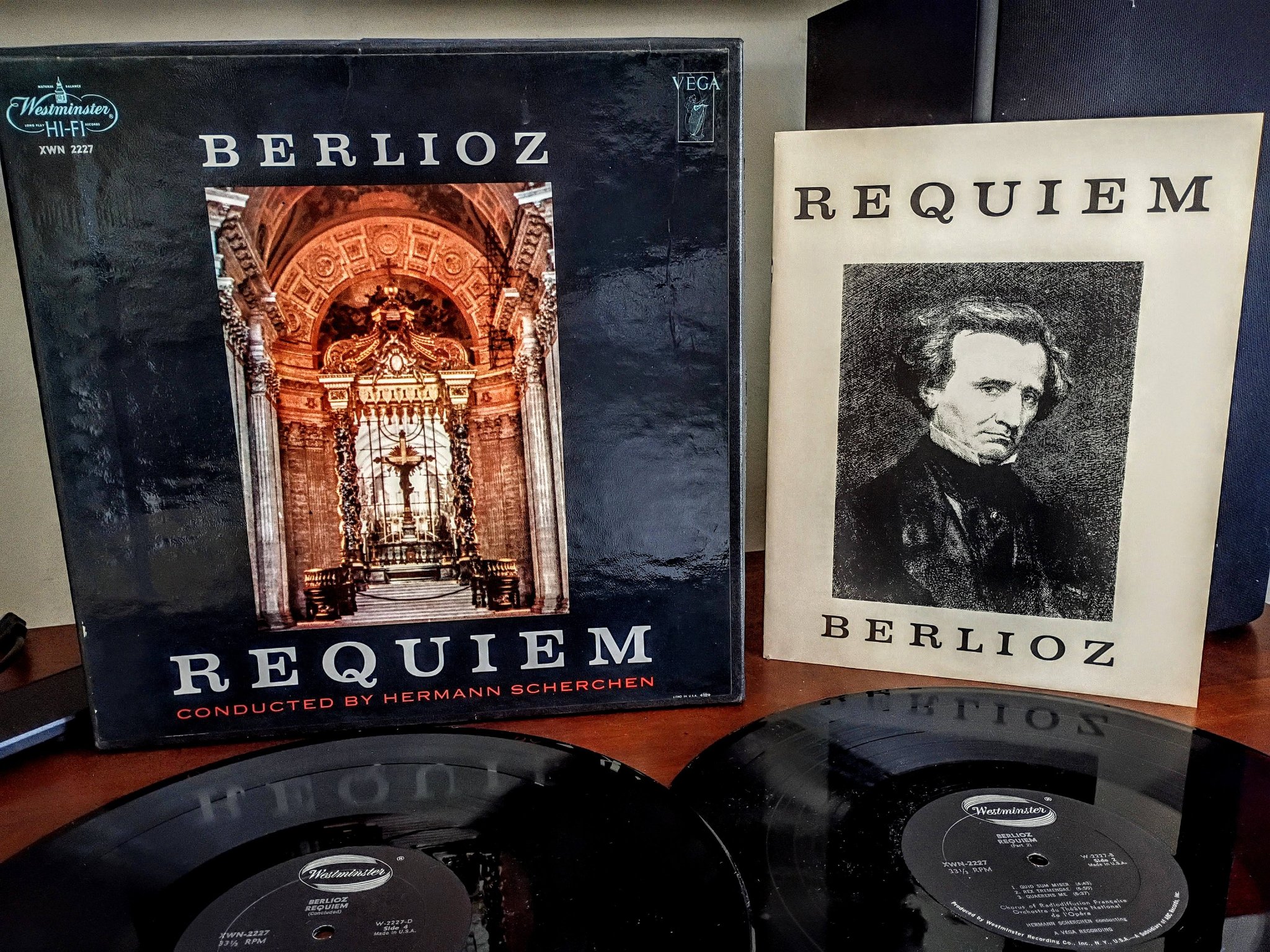 Westminster 1958 Berlioz Requiem vinyl box set for sale