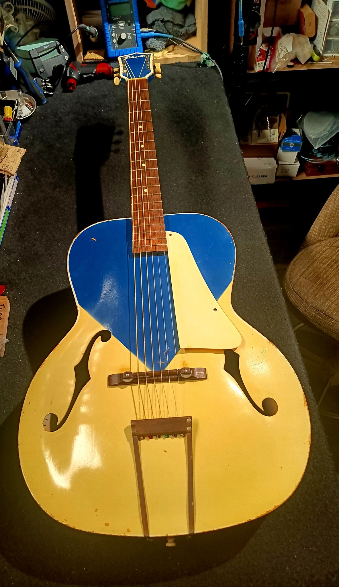 ギター SILVERTONE arched guitar（ジャンク）60's