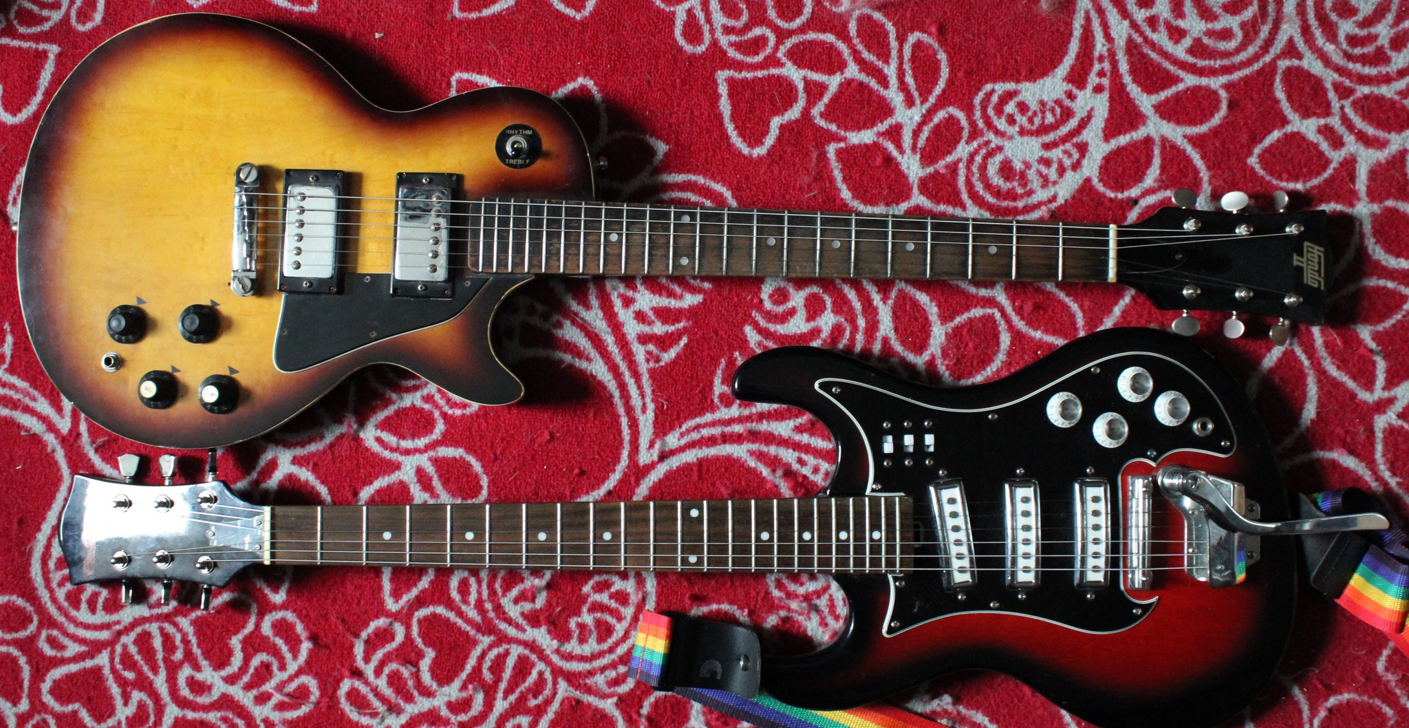My #Teisco Guitar Day. An old Teisco Crown Professional guitar