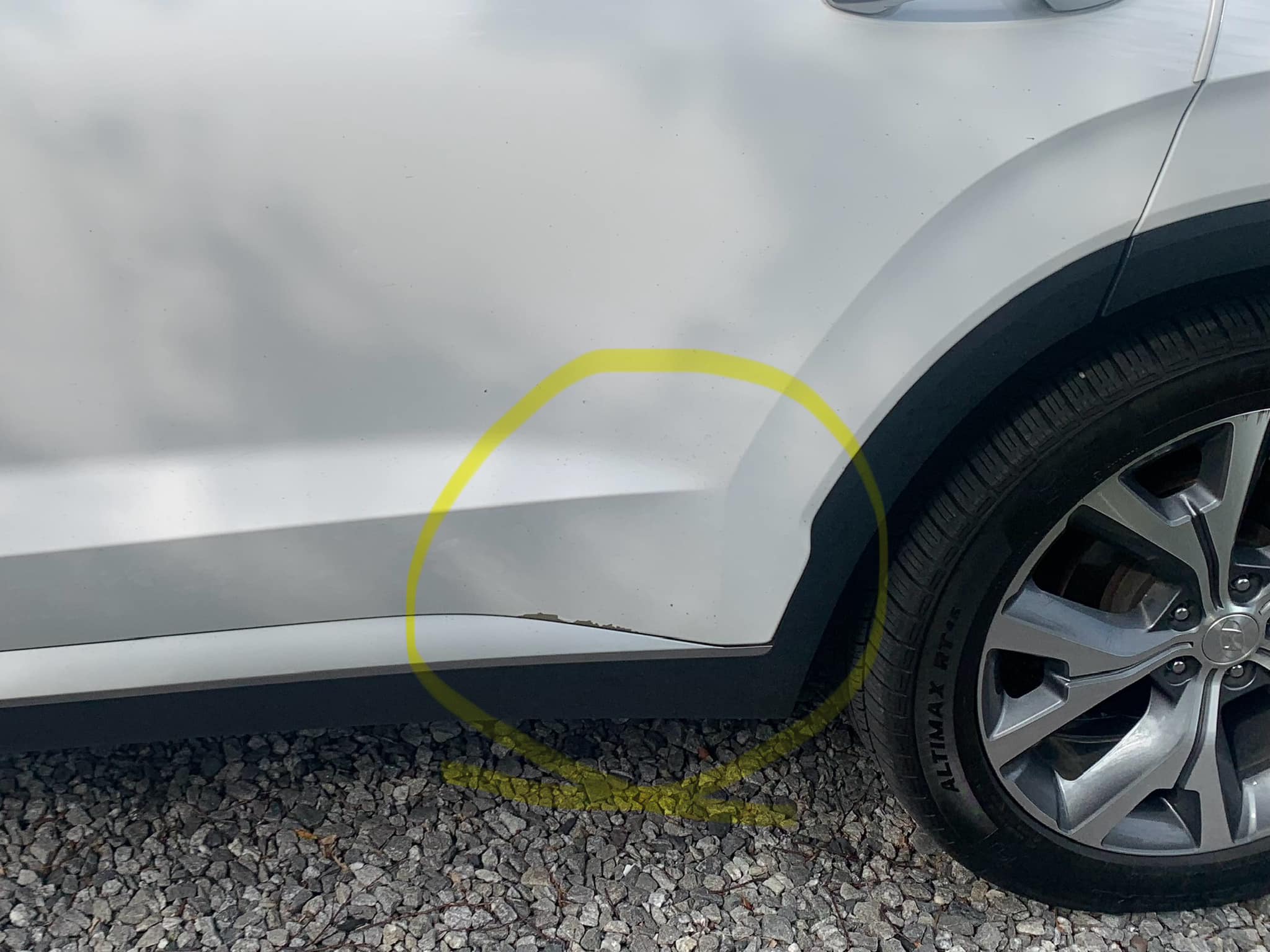 What to do about 2021 Hyundai Palisade paint delamination?