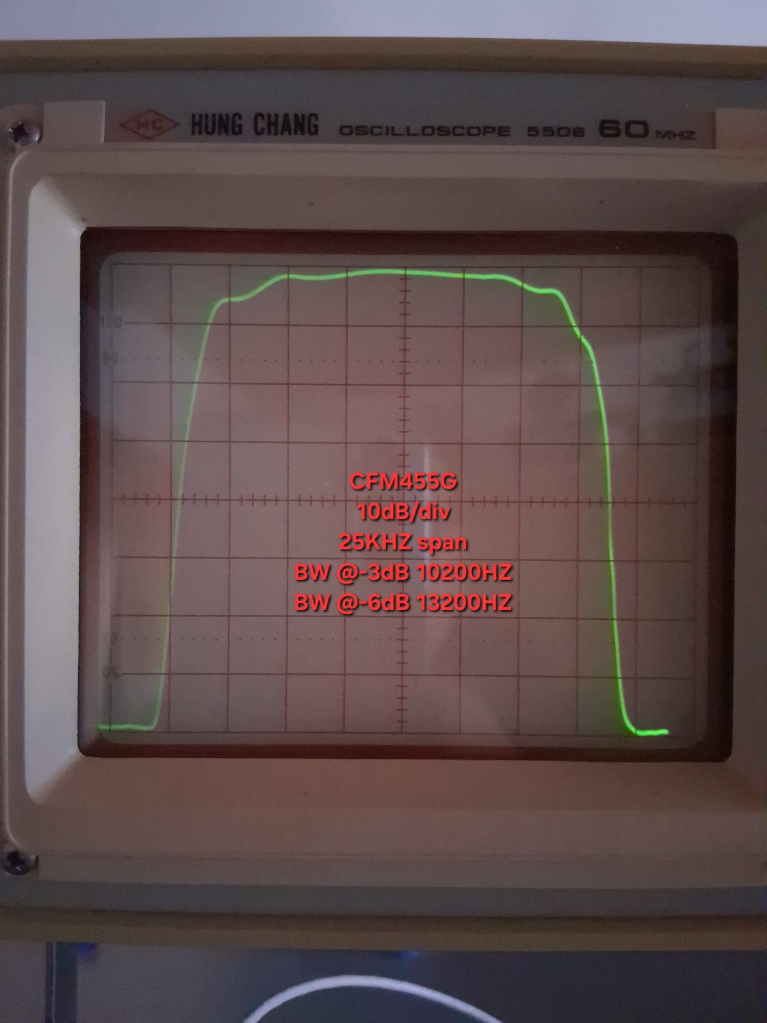 Murata ceramic filter tests on 455kHz IF board