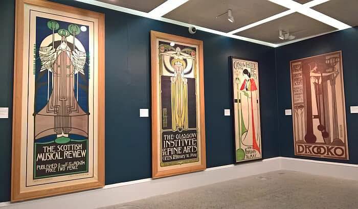 Charles Rennie Mackintosh's Art Nouveau musical posters