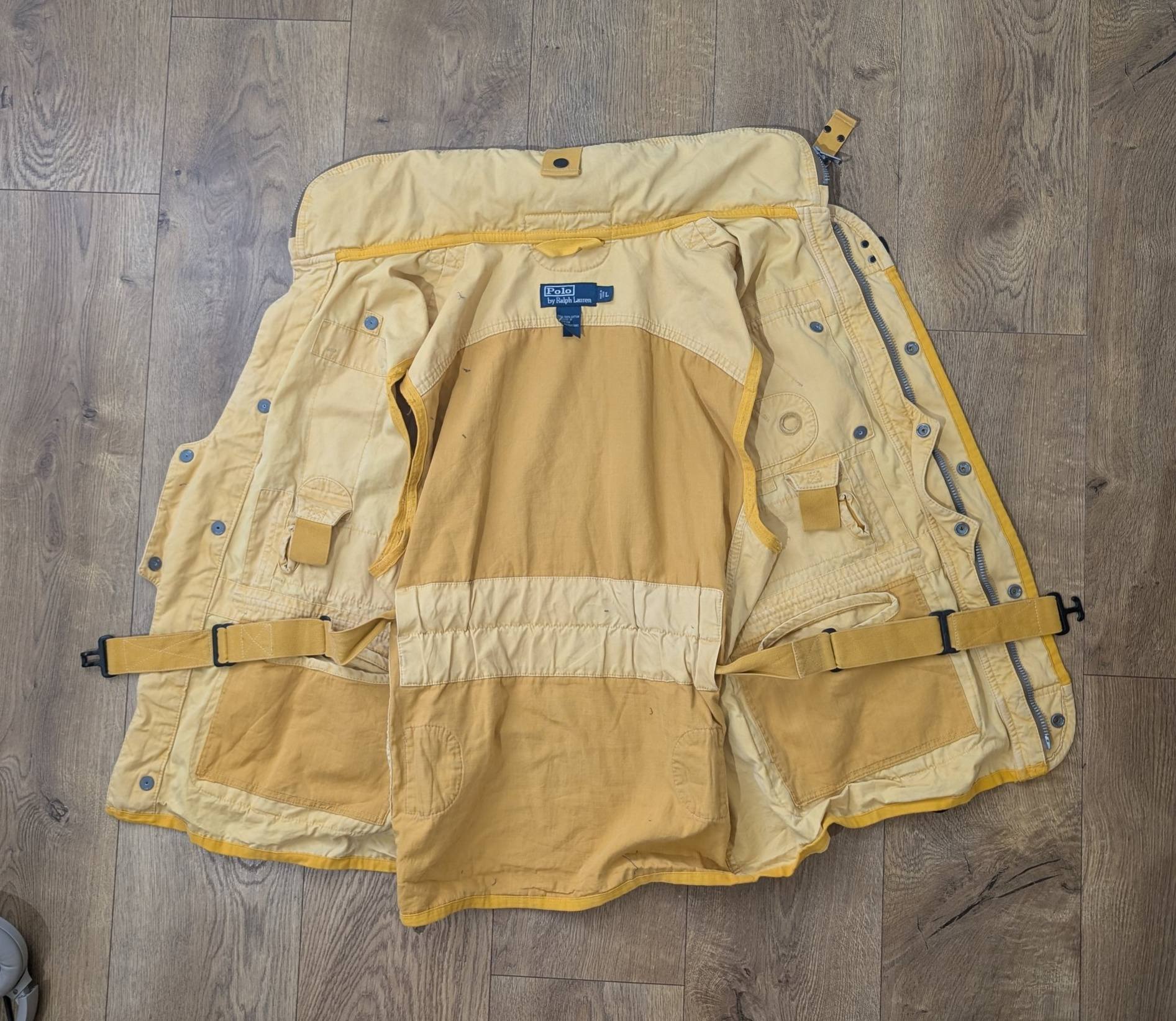 What years were Polo Ralph Lauren naval station marine vests made?