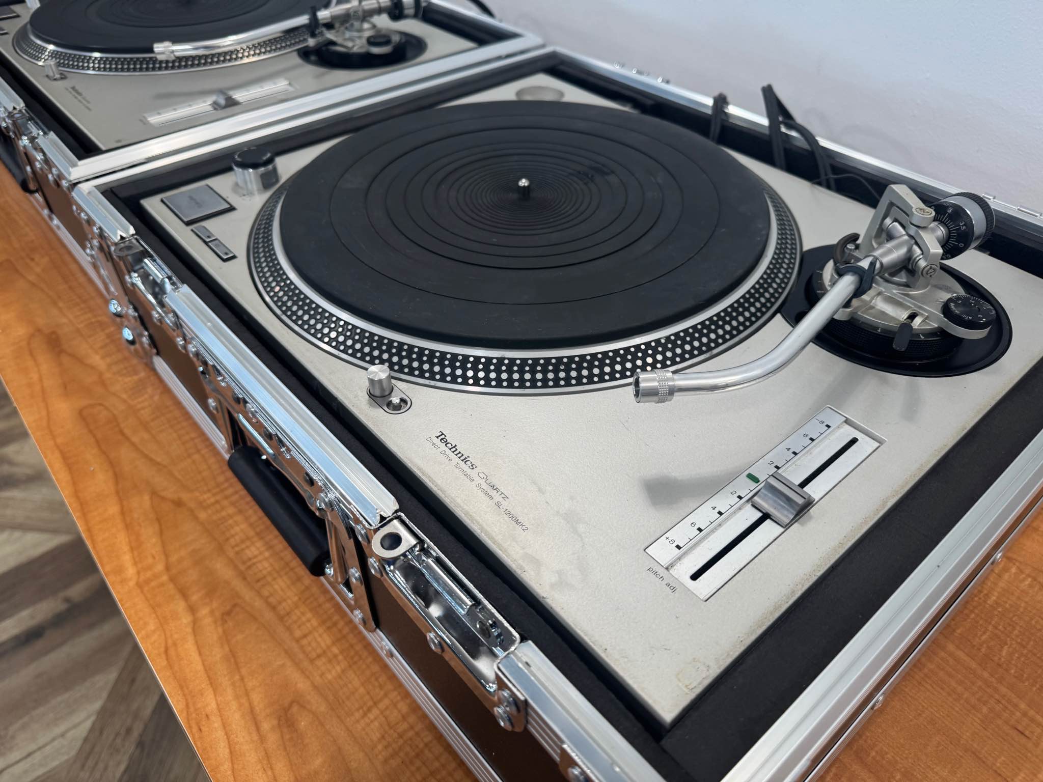 Brand new Technics SL-1200MK5 turntables and Vestax PMC-05ProIII