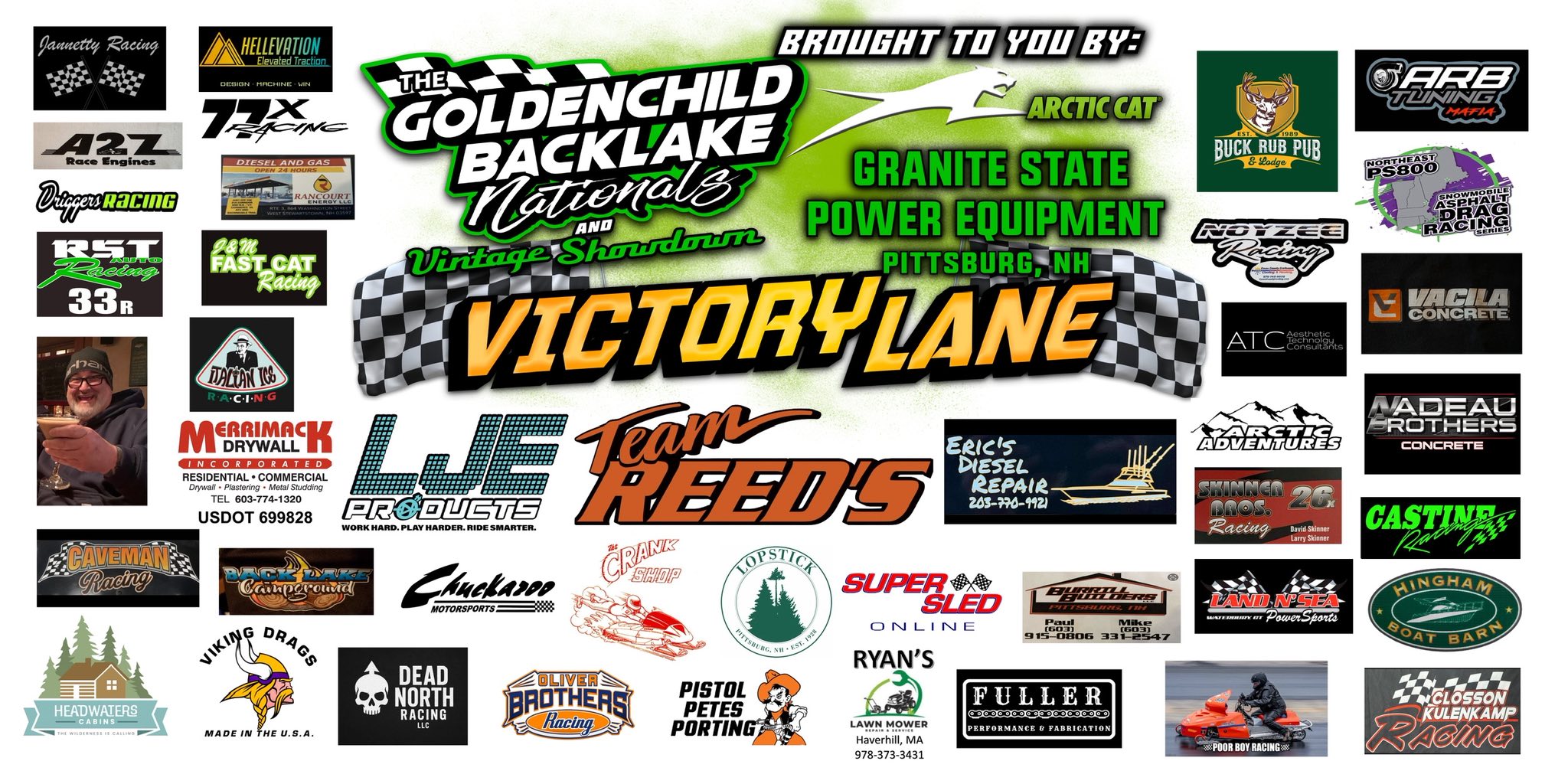 Goldenchild back lake nationals snowmobile race | Pittsburg, NH