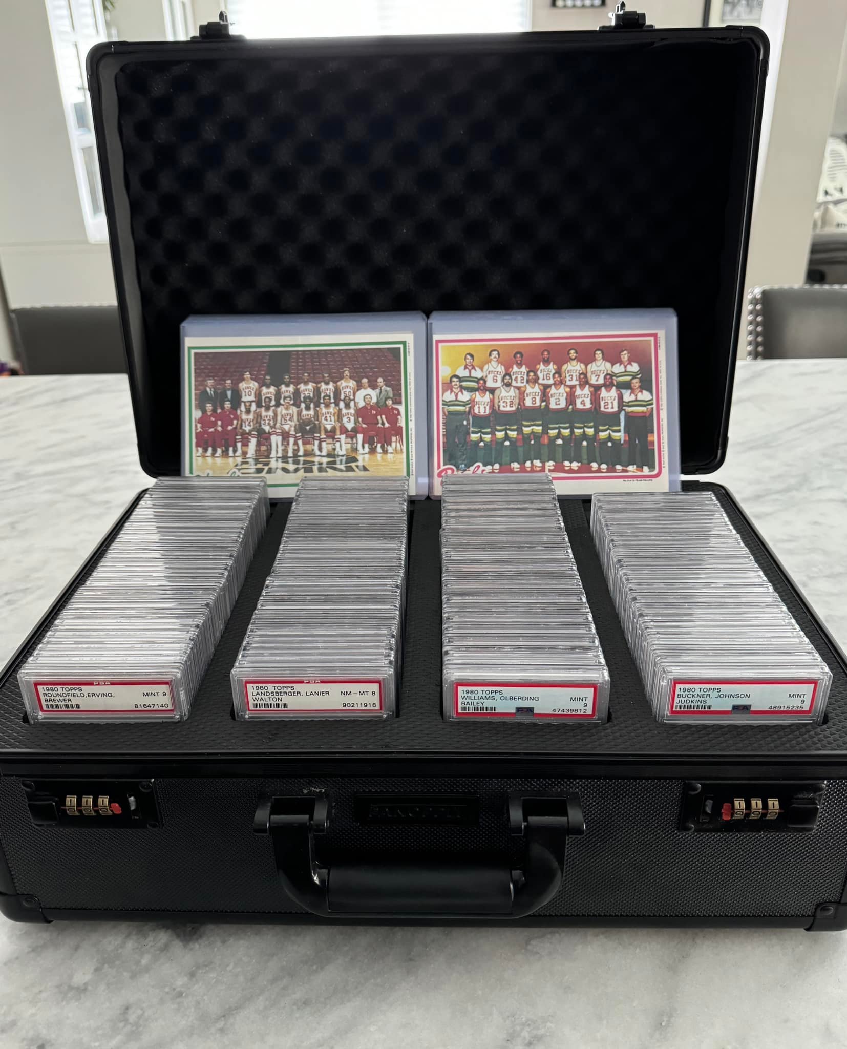 Completing a PSA Graded 1980-1981 Topps NBA Set