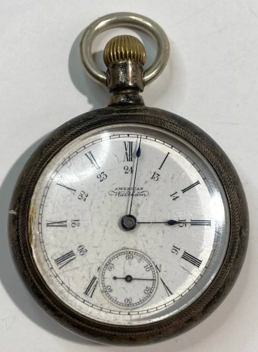 Mouvement Ancien De Montre De Poche Waltham Royal - Pour Pièces/réparation, Balancier Cassé