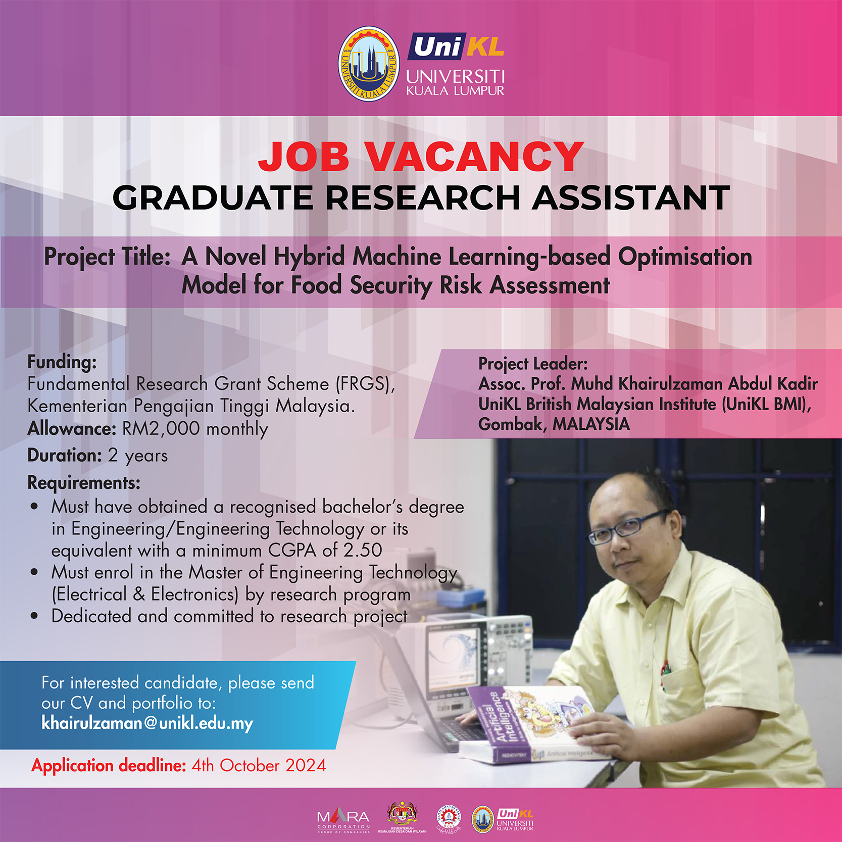 Malaysia's Graduate Research Assistant (GRA) Vacancy 2025 | Exciting ...