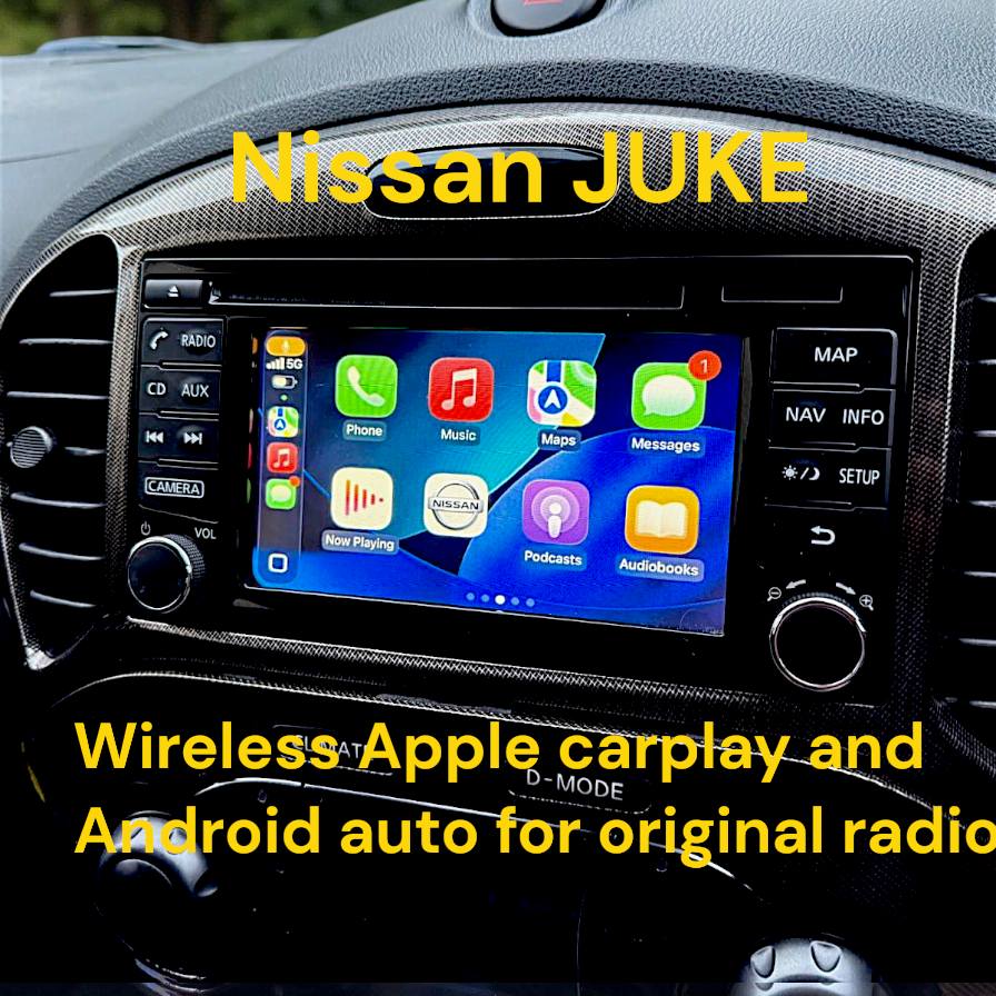 Nissan wireless apple carplay and android auto
