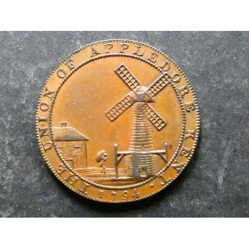 Coin Corner: a 1794 halfpenny token, showing William Pitt as