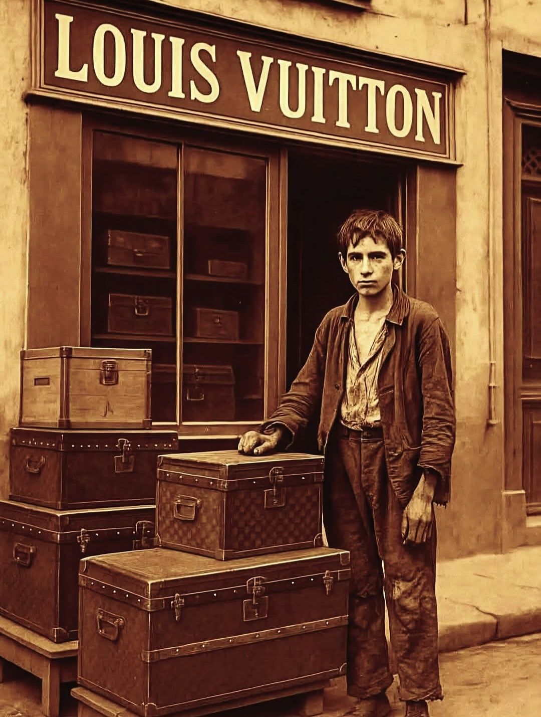 BeforeLouis Vuitton ( 1821 - 1892) founded the world-famous Louis