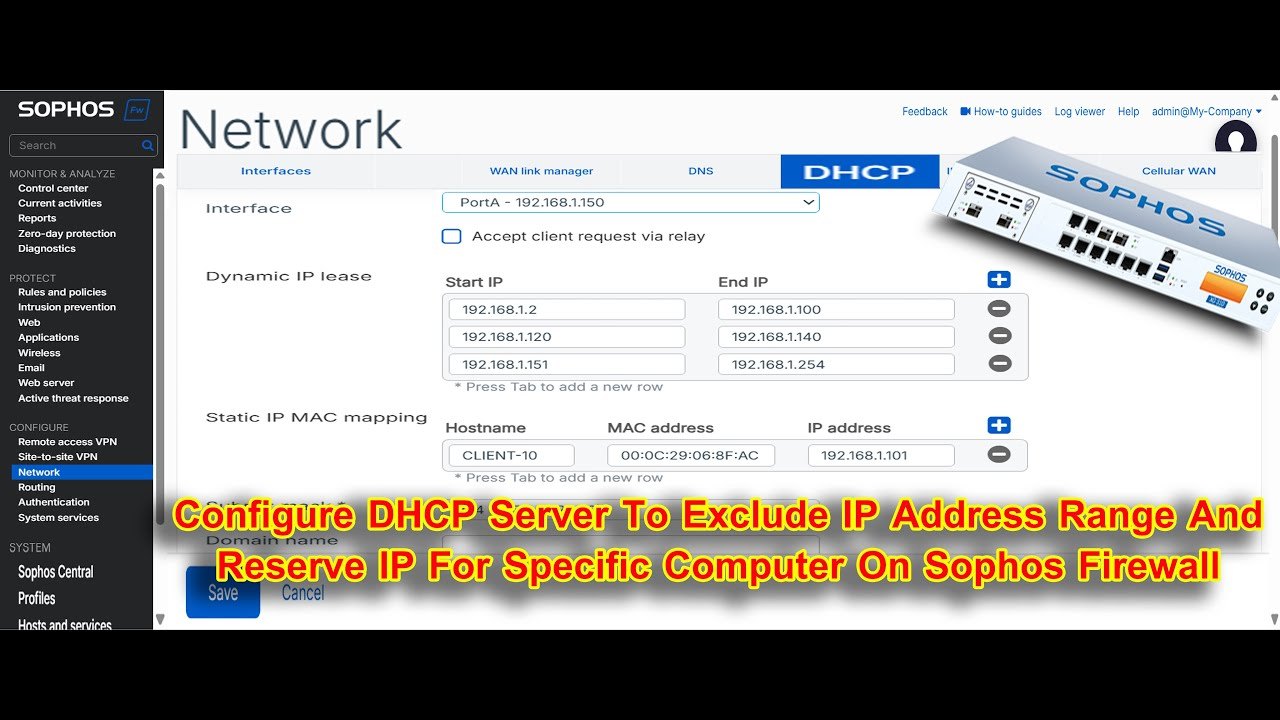 Computer science and Technology | How to Configure DHCP Server and ...
