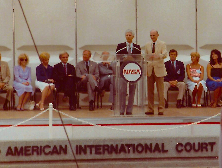 Hank Hartsfield and Ken Mattingly at 1982 Knoxville World's Fair