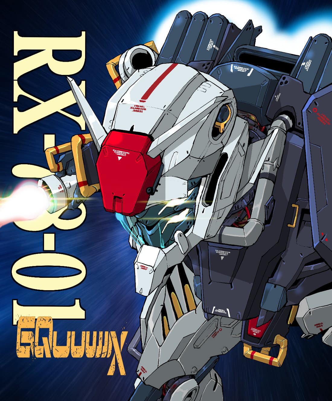 RX-78-01/Prototype (ZeroHito) Gundam Illustration by
