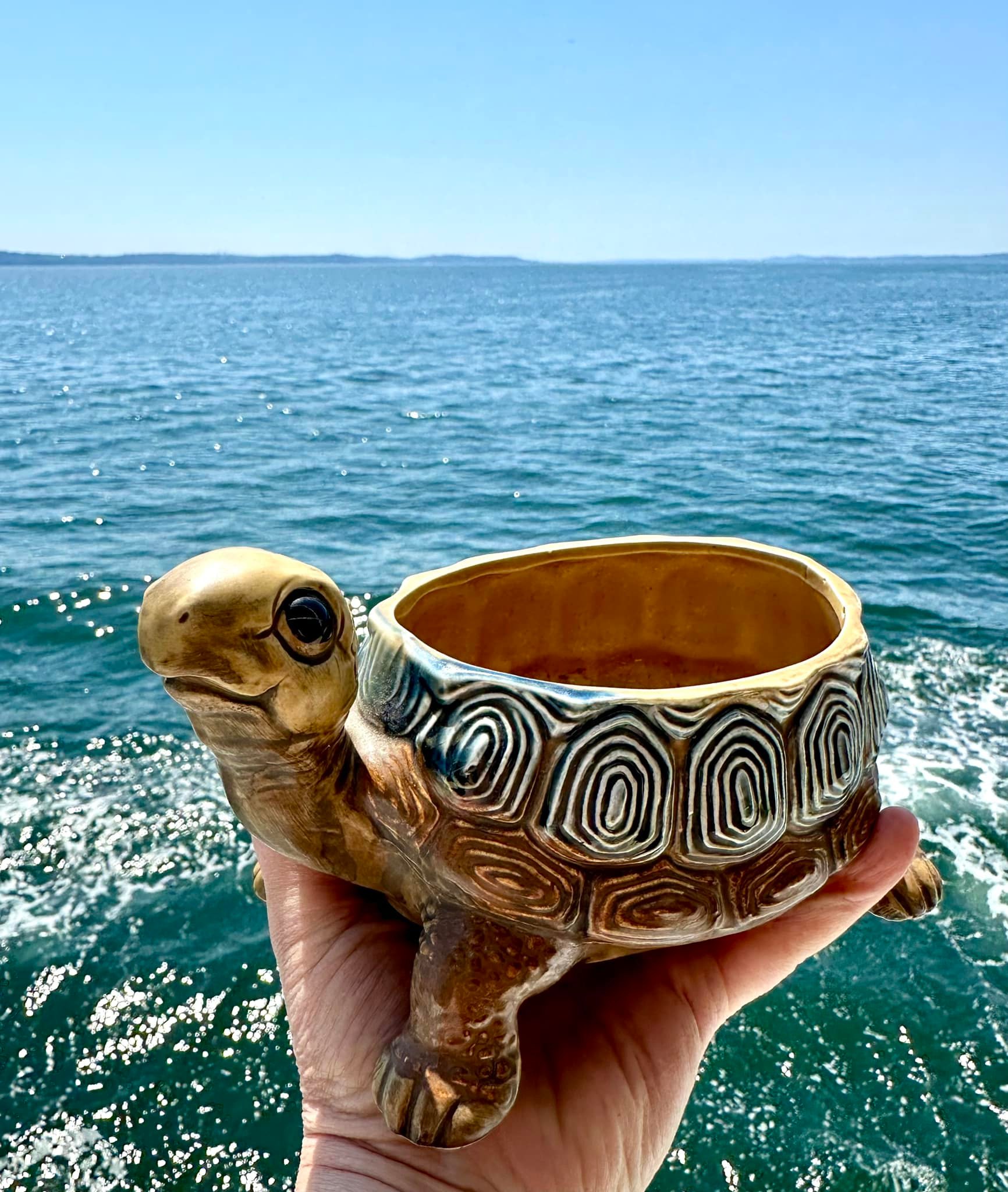 食器 sold SOLD Made in Japan Pottery Planter 9” long $8.00 DM to claim