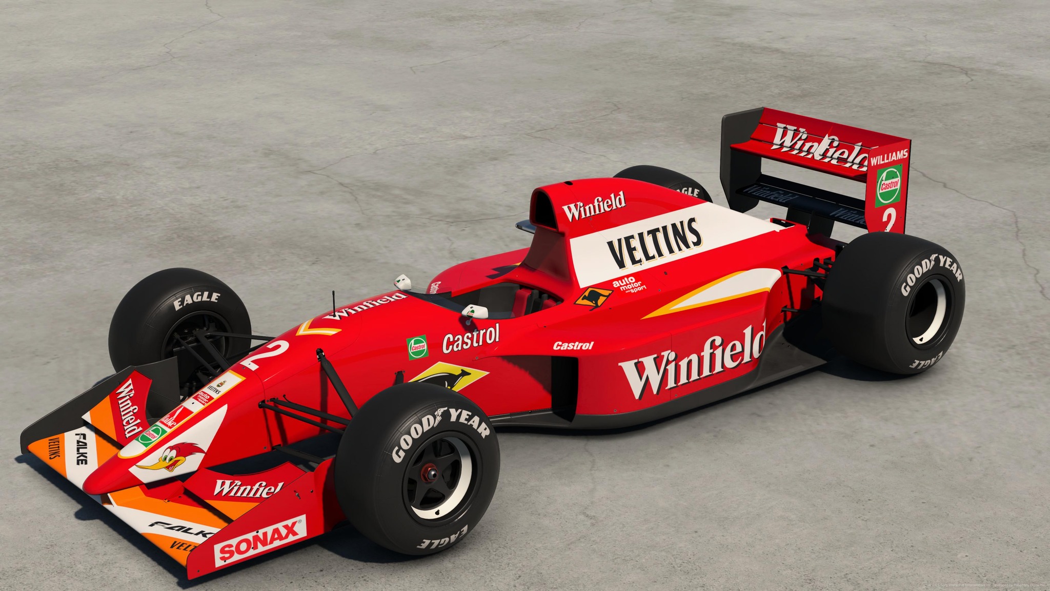 Another F3500 based replica. 1998 Williams FW20