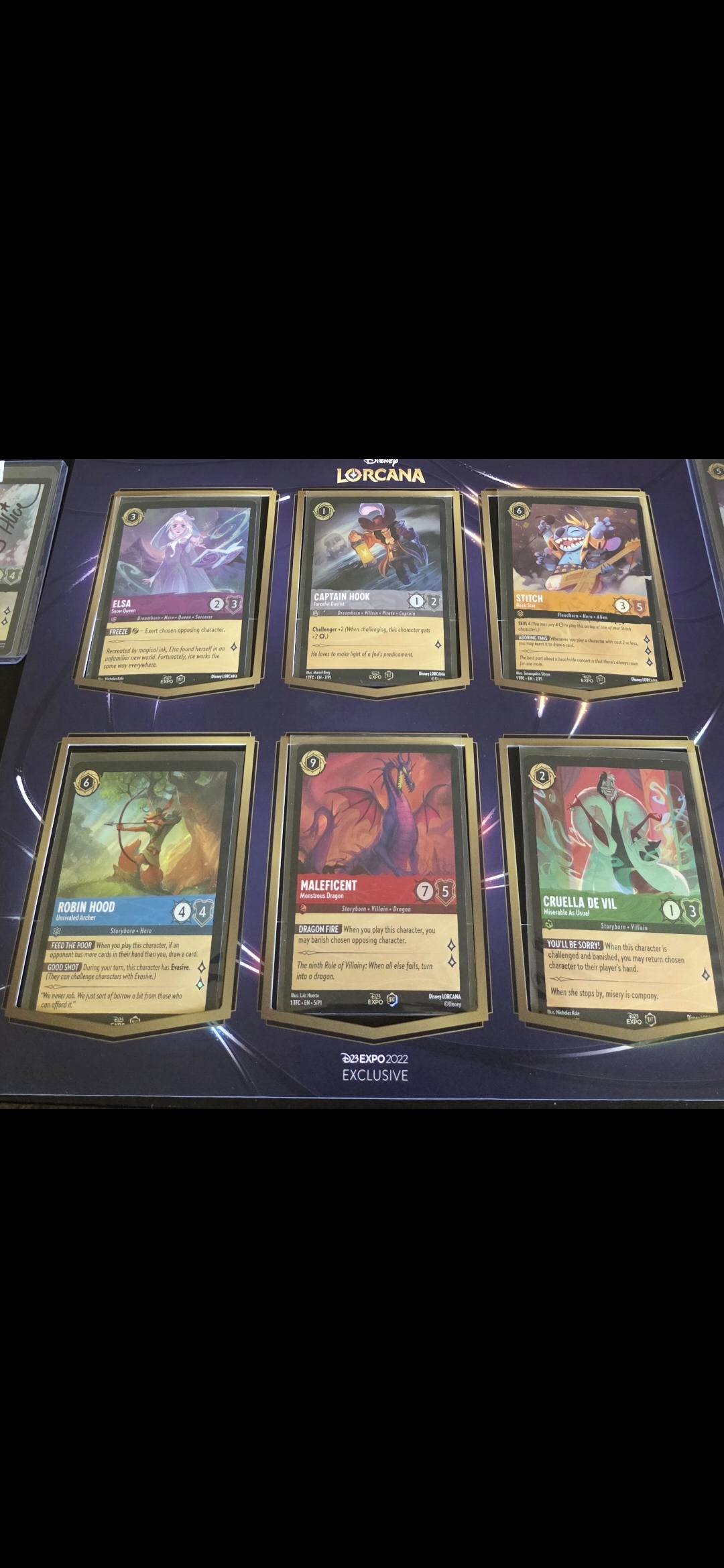 Disney Lorcana D23 cards for sale | California