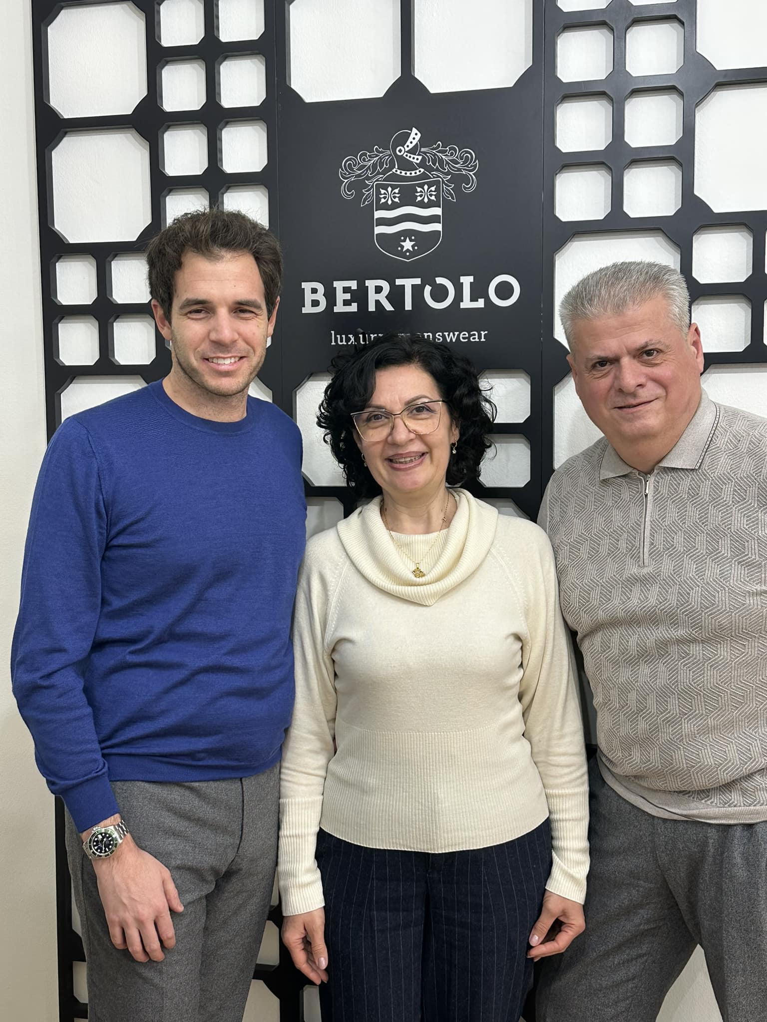 Another charismatic brand, side by side with its owner, Federico