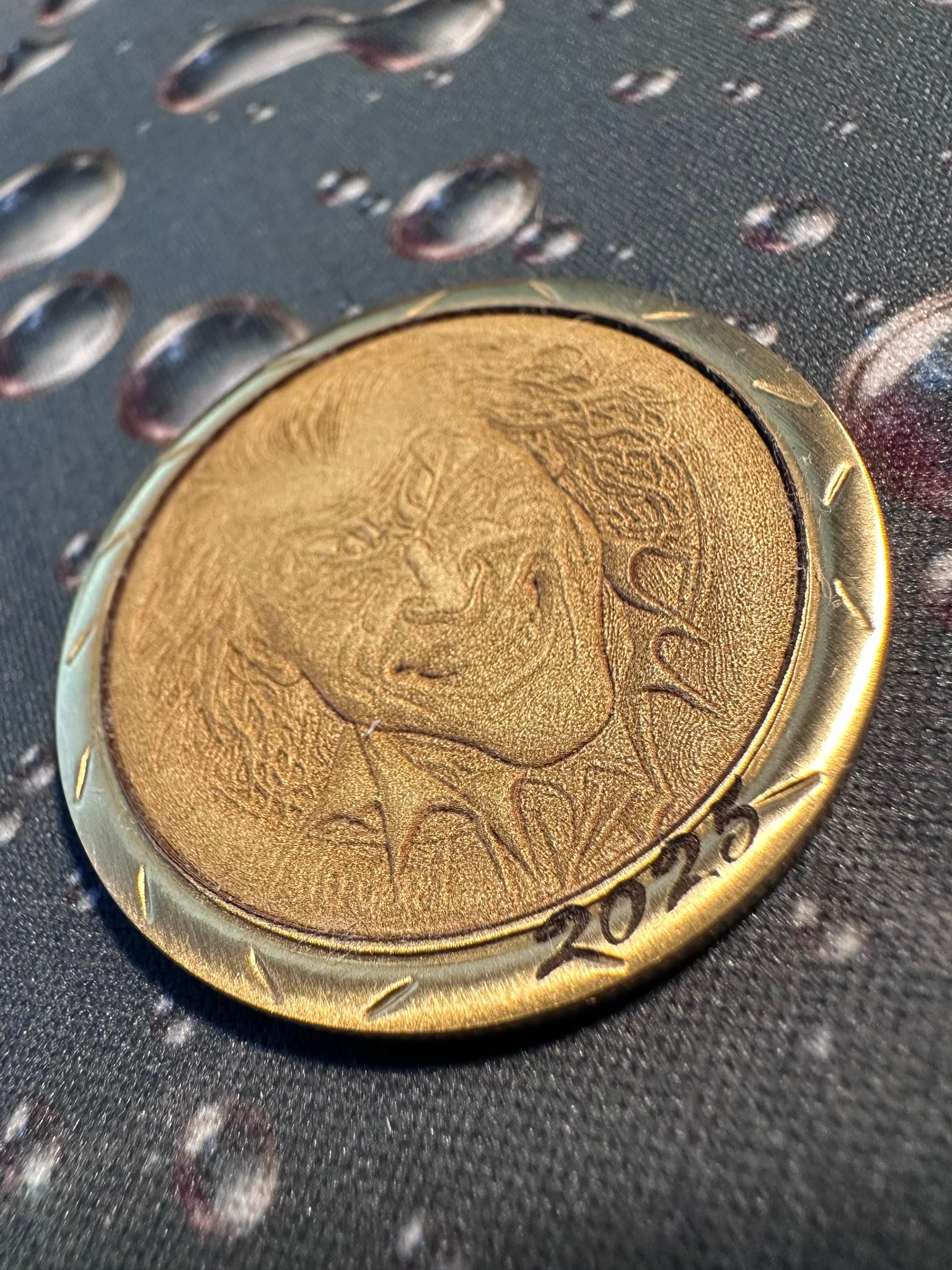 Xtool F2 Ultra | First Brass Coin Attempt – Joker Style | Facebook