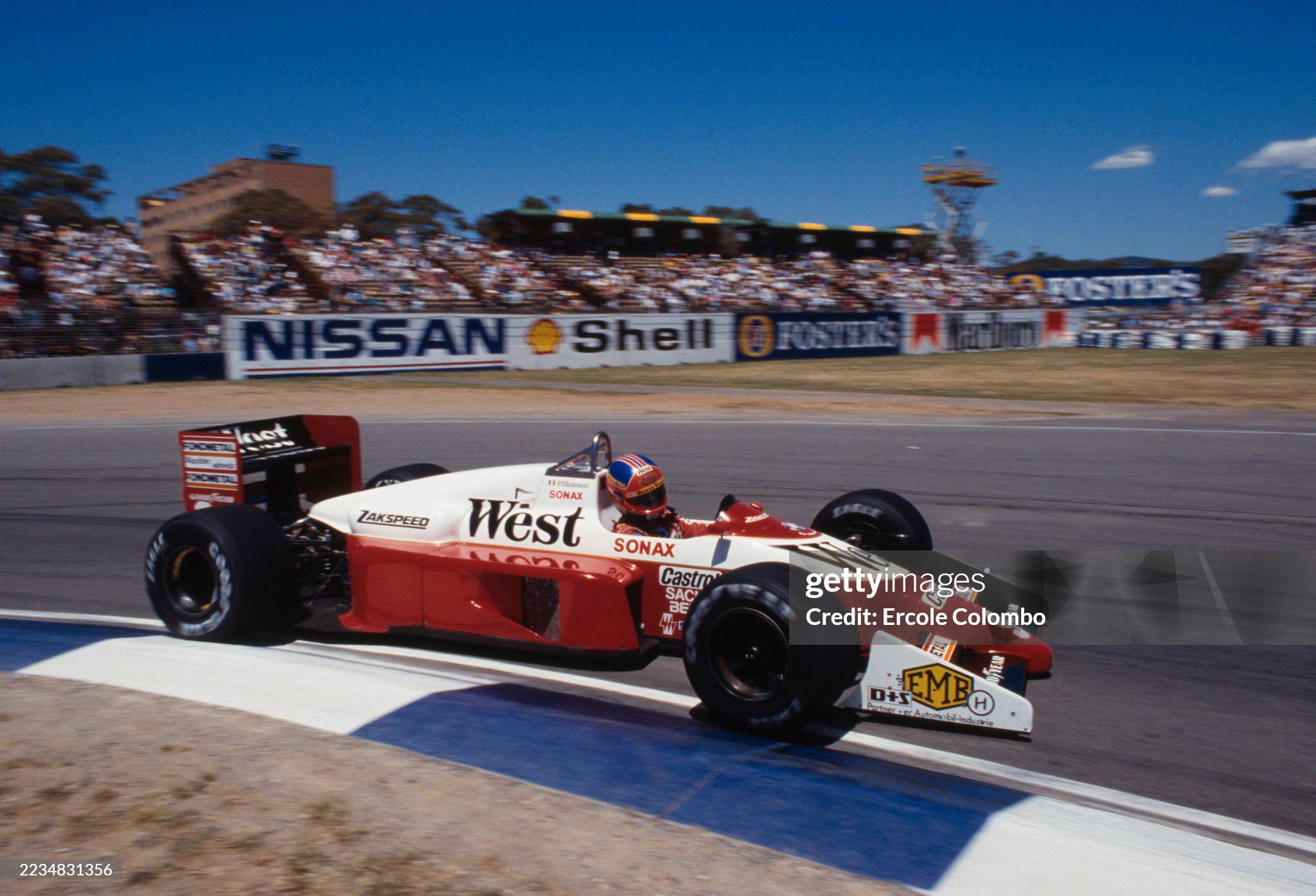 Piercarlo Ghinzani's 1988 F1 season with Zakspeed