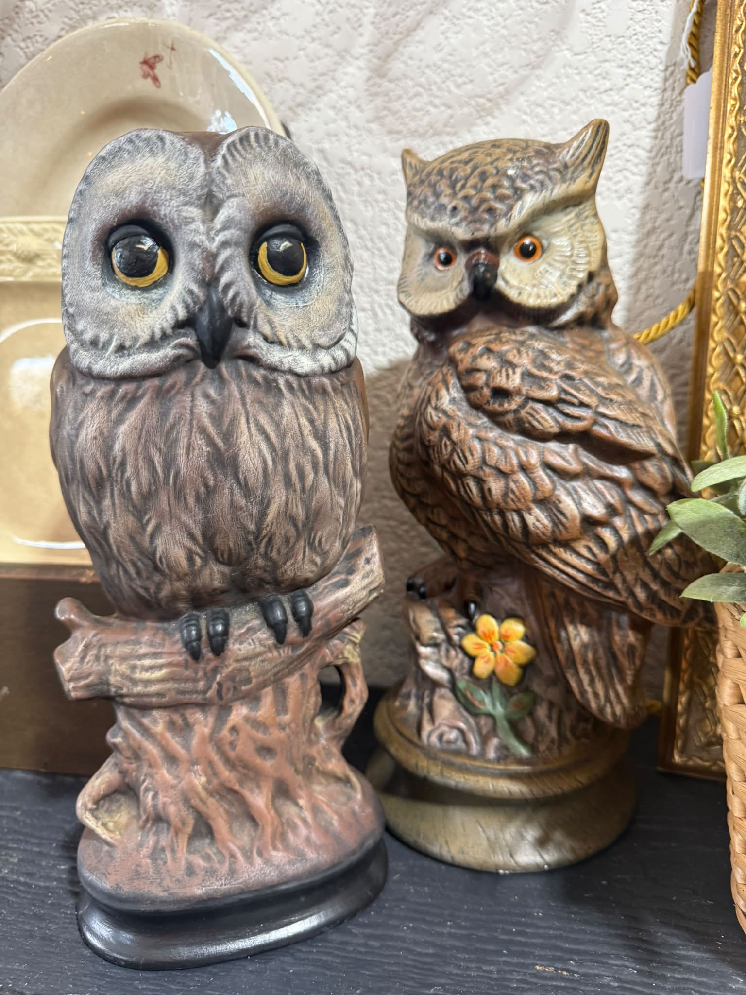 OWL112 アンティーク 20枚 まとめ売り 着用 リメイク 大量セット Vintage owl set for sale