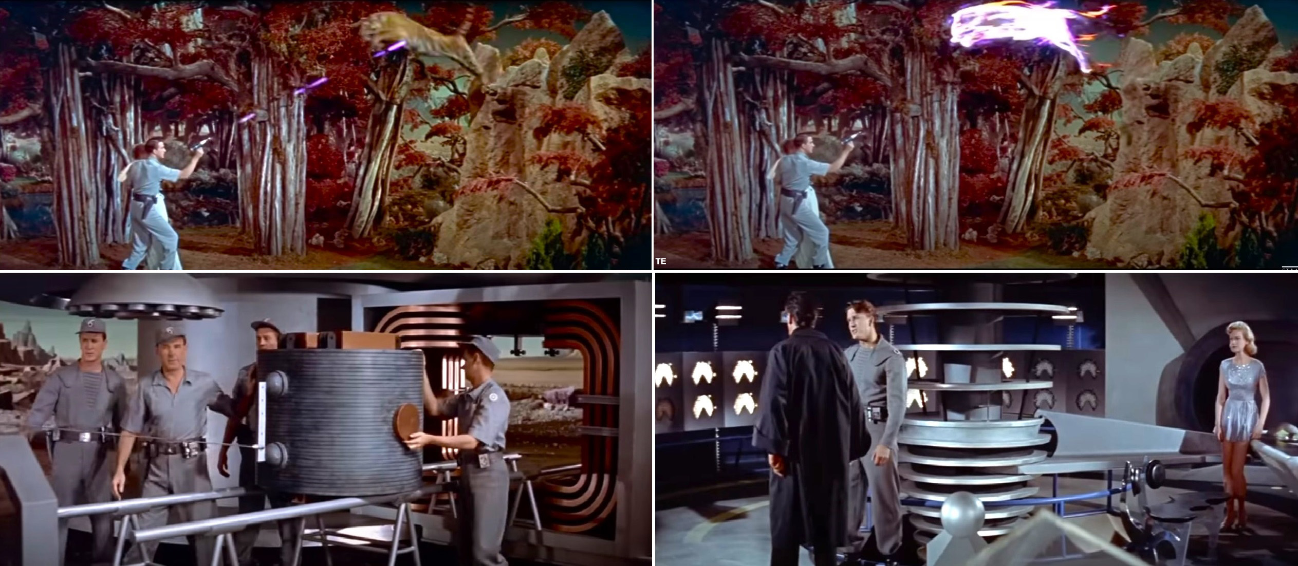 Forbidden Planet the Movie | Montage of Forbidden Planet screen shots ...