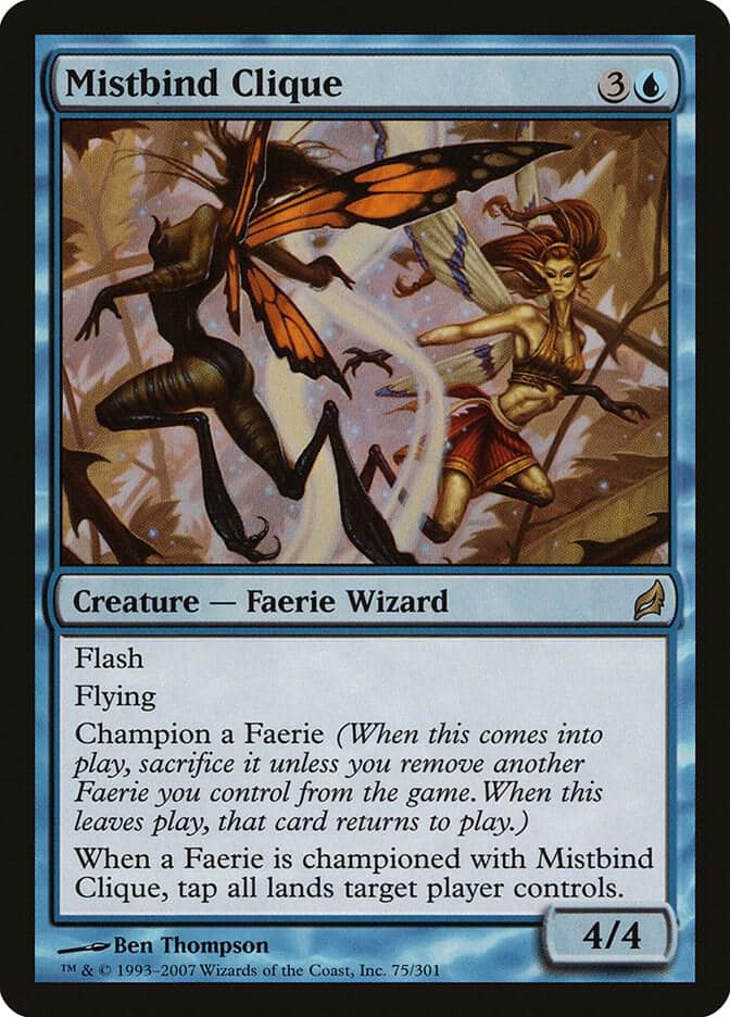 faerie cards mtg Magic The Gathering - Macabre scry 2. Faerie Bladecrafter (WOC-014) - Wilds