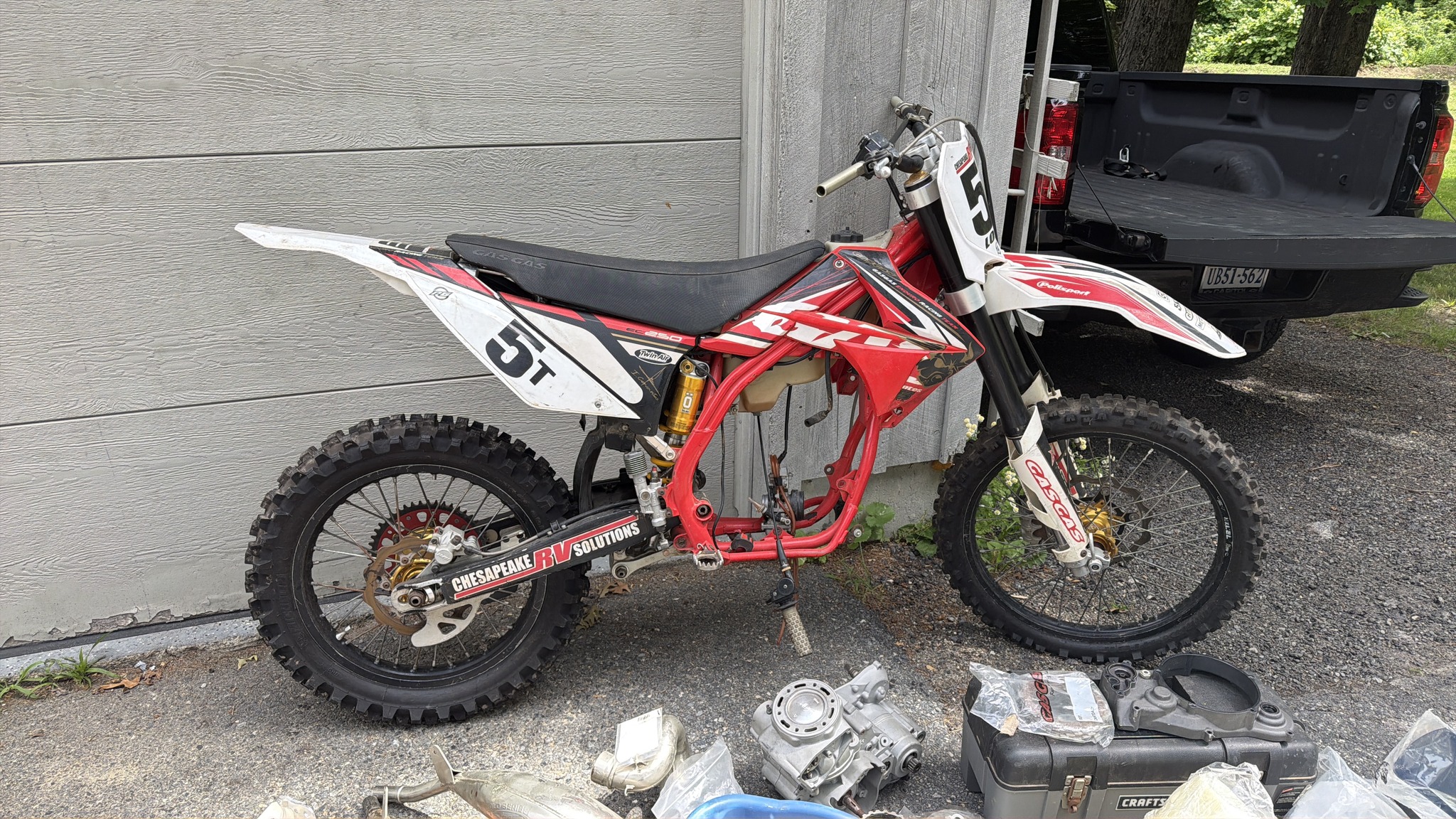 2011 EC250 Cervantes replica bike parts for sale