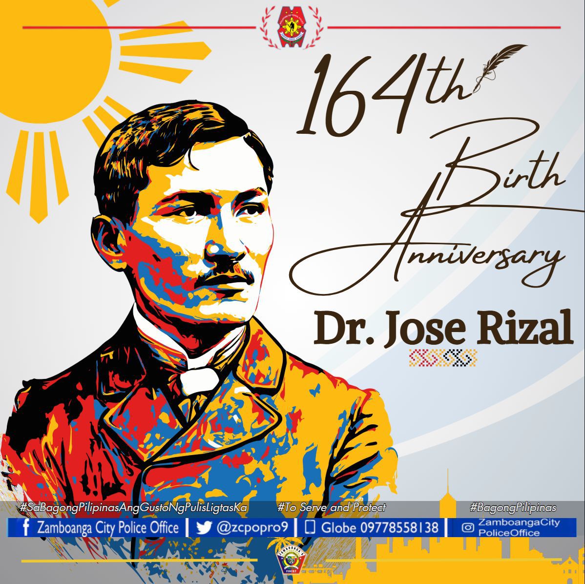 Zamboanga - ZCPO Commemorates the 164th Birth Anniversary of Dr. Jose ...