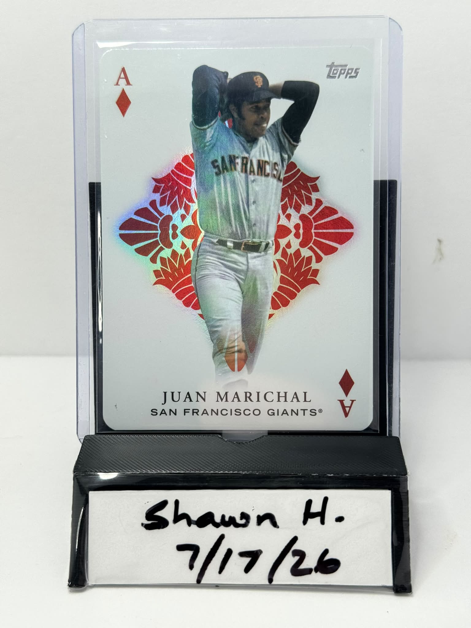 Juan Marichal All Aces baseball card auction