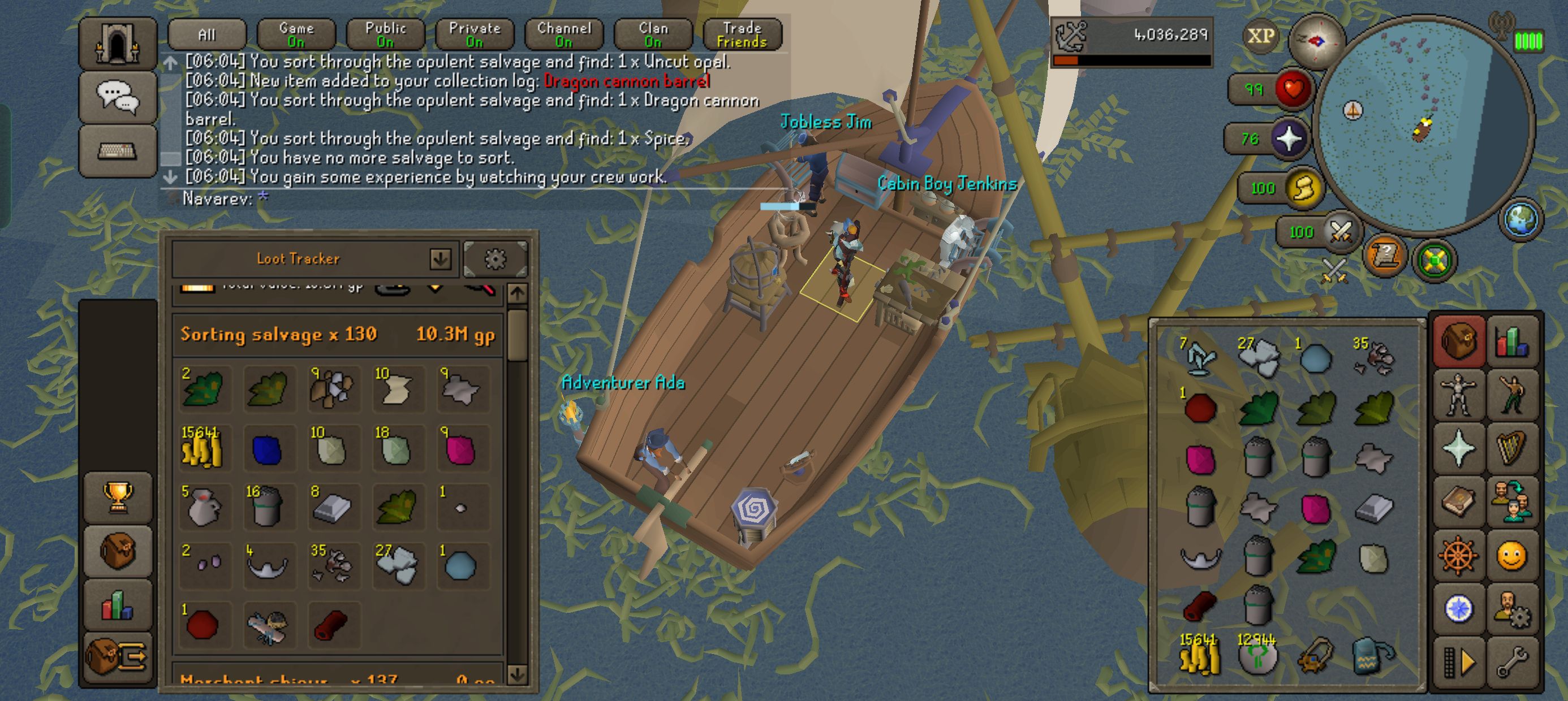 OSRS Community | 21.2k large salvages (500 on mobile) for broken ...