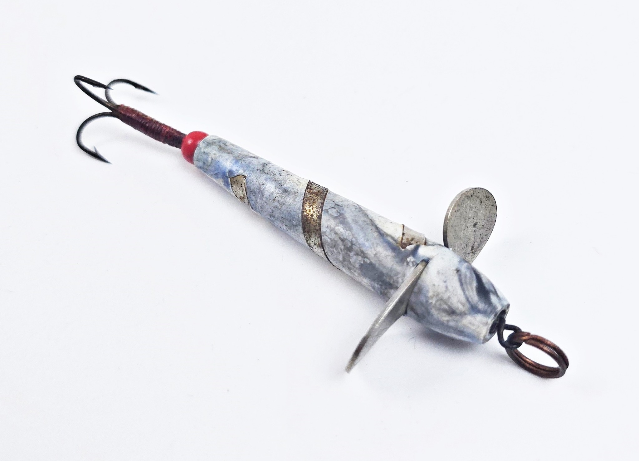 devon lure fishing Minnow Green & Yellow  Somers Tackle What is the identity of