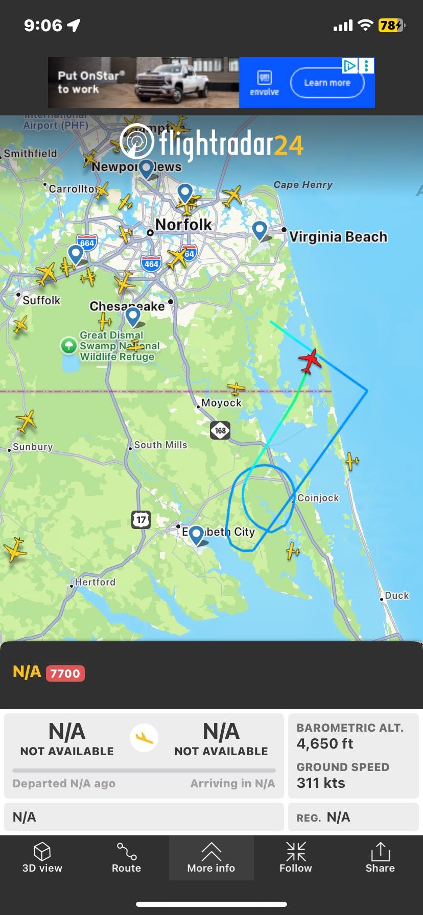 Just cruising around FR and saw this. The plane just disappeared from ...