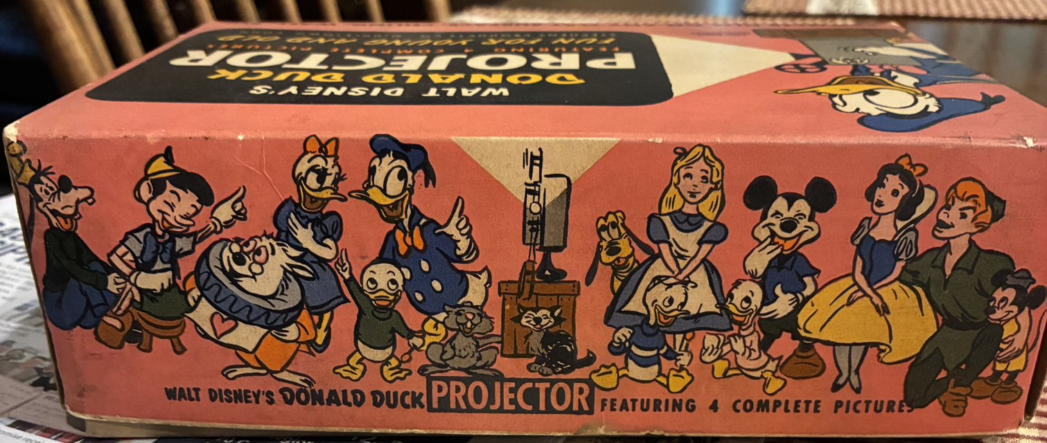 vintage disney collectibles with projection feature