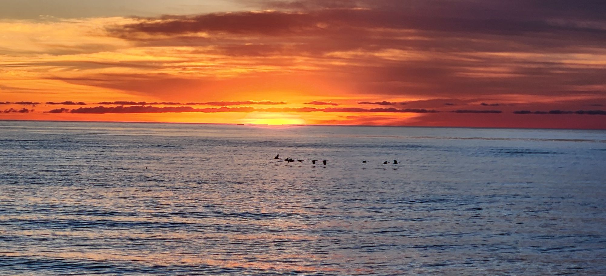 Northeastern Wisconsin sunrise over Lake Michigan