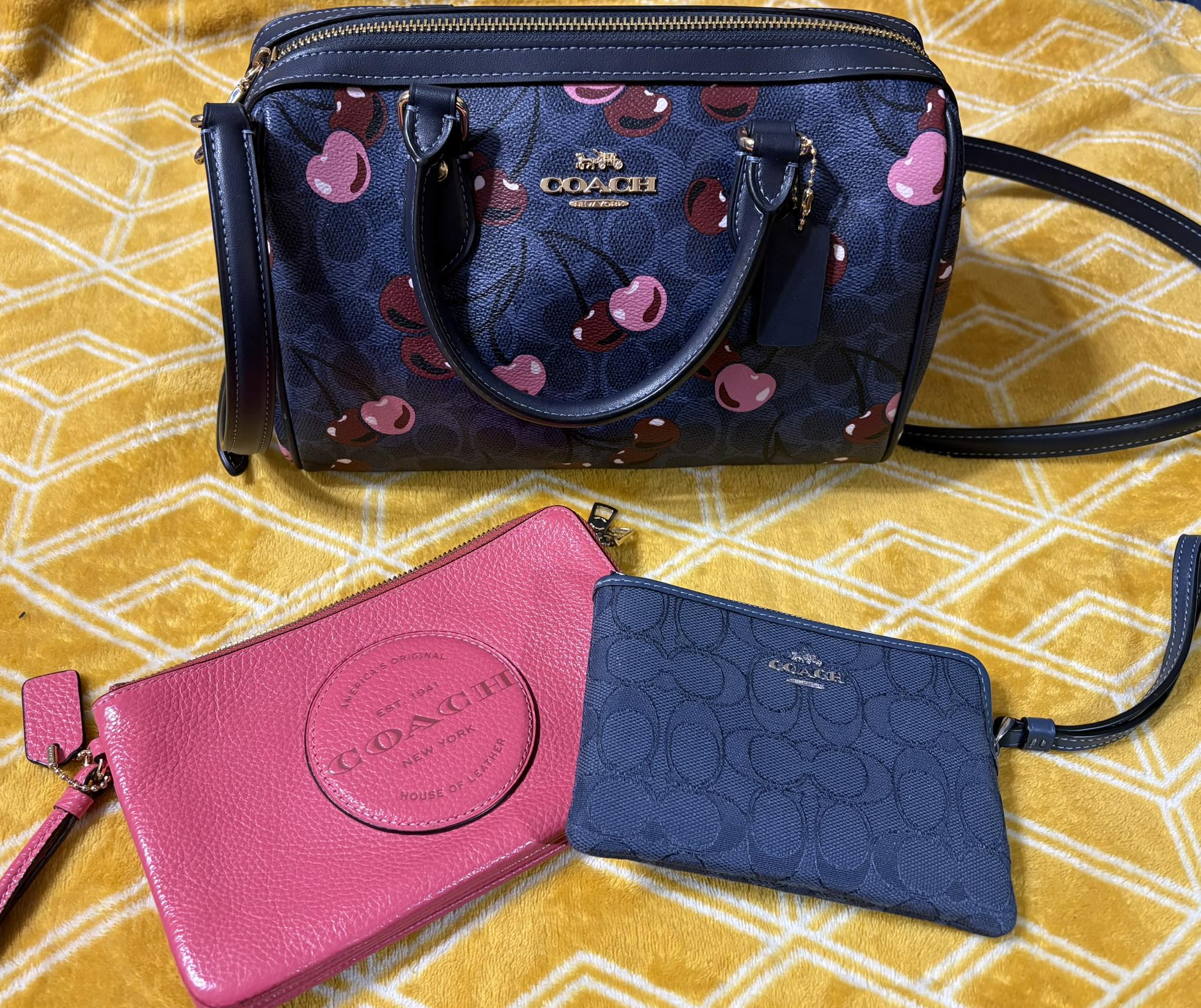 Rare COACH Coach Signature Campus One-Shoulder Bag