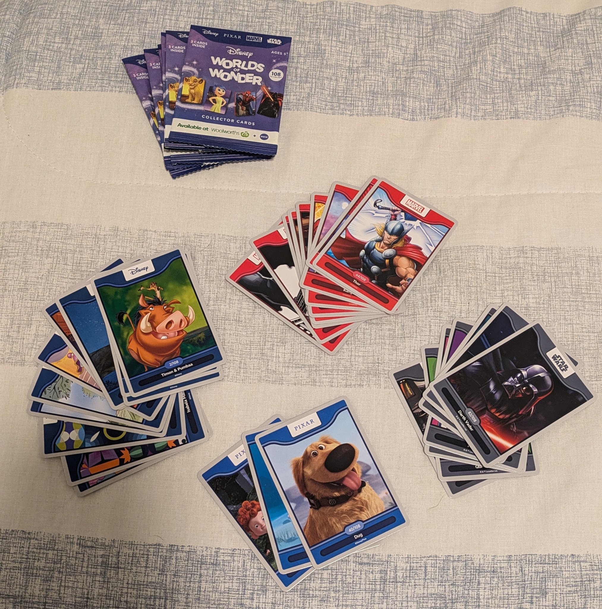 A closer look at the Marvel cards… 👀 Disney Worlds of Wonder