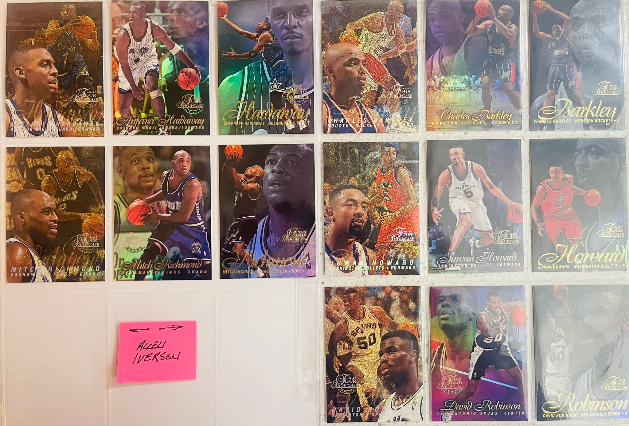 Selling a complete 1996 flair showcase set?